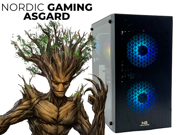 Nordic Gaming Asgard Yggdrasil V5 Gaming PC | i5 16GB RTX 3050 1TB
