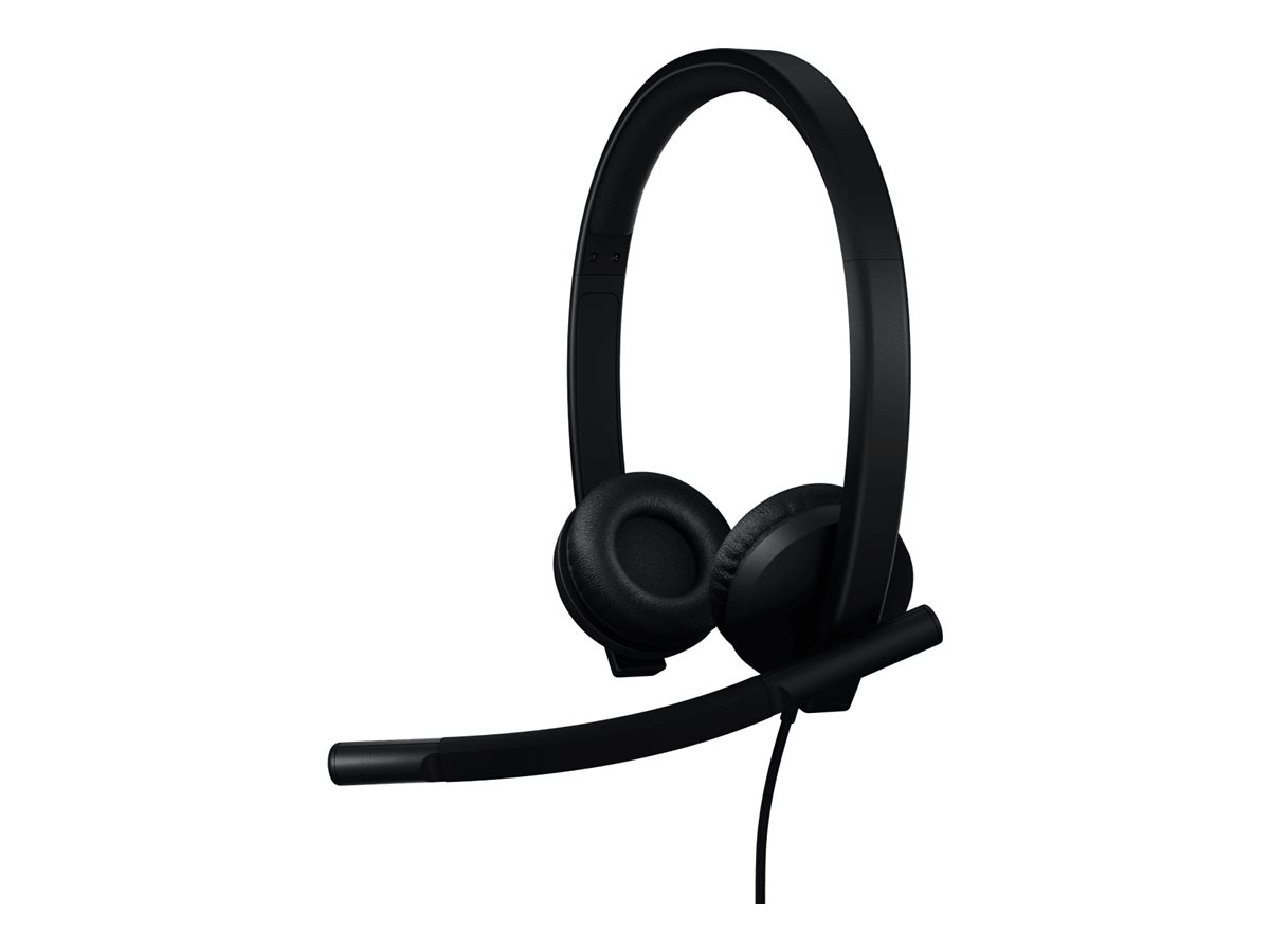 Logitech H570e Kablet Høretelefoner Sort