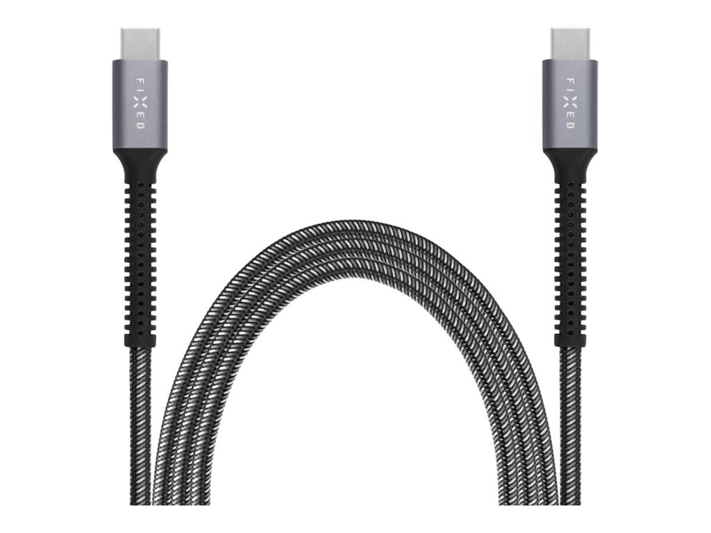 FIXED Armor USB 2.0 USB Type-C kabel 1.2m Grå