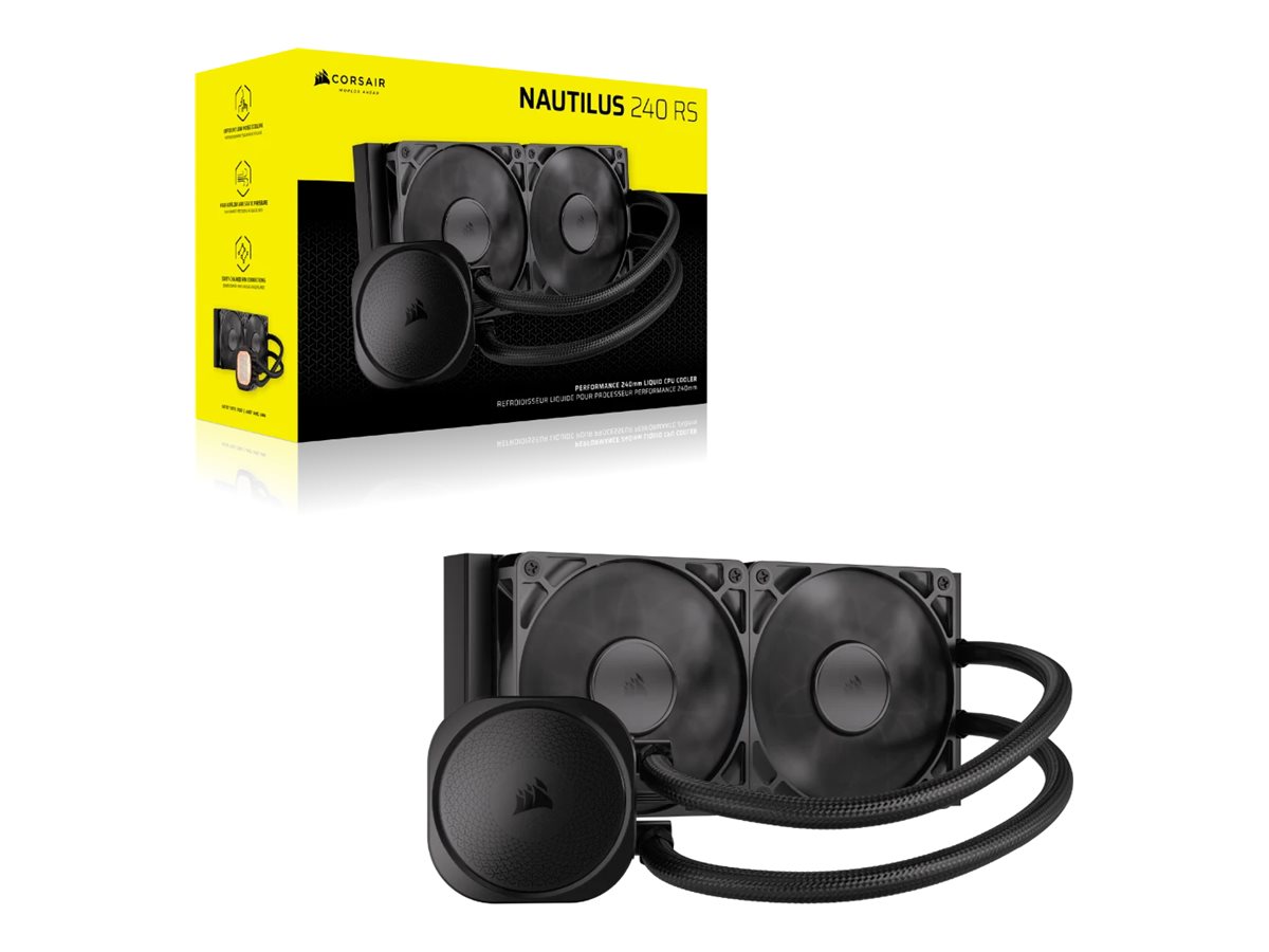 CORSAIR Nautilus 240 RS kølesystem 1-pack Sort 120 mm