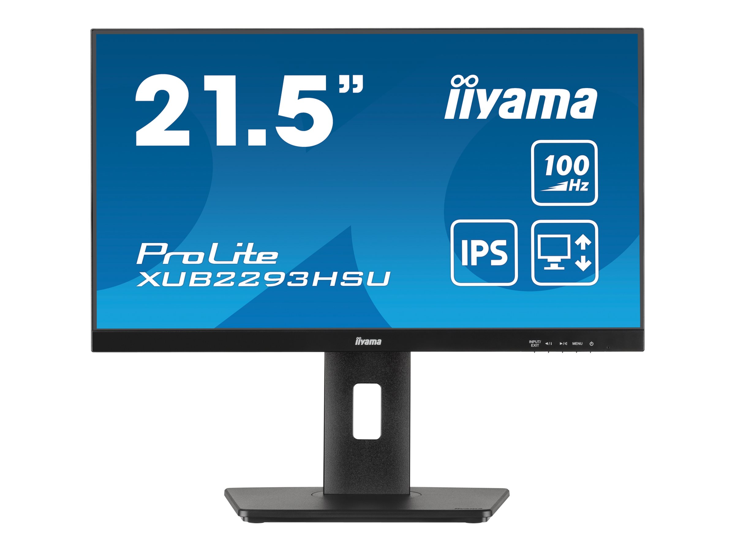 iiyama ProLite XUB2293HSU-B7 21.5 1920 x 1080 (Full HD) HDMI DisplayPort 100Hz Pivot Skærm