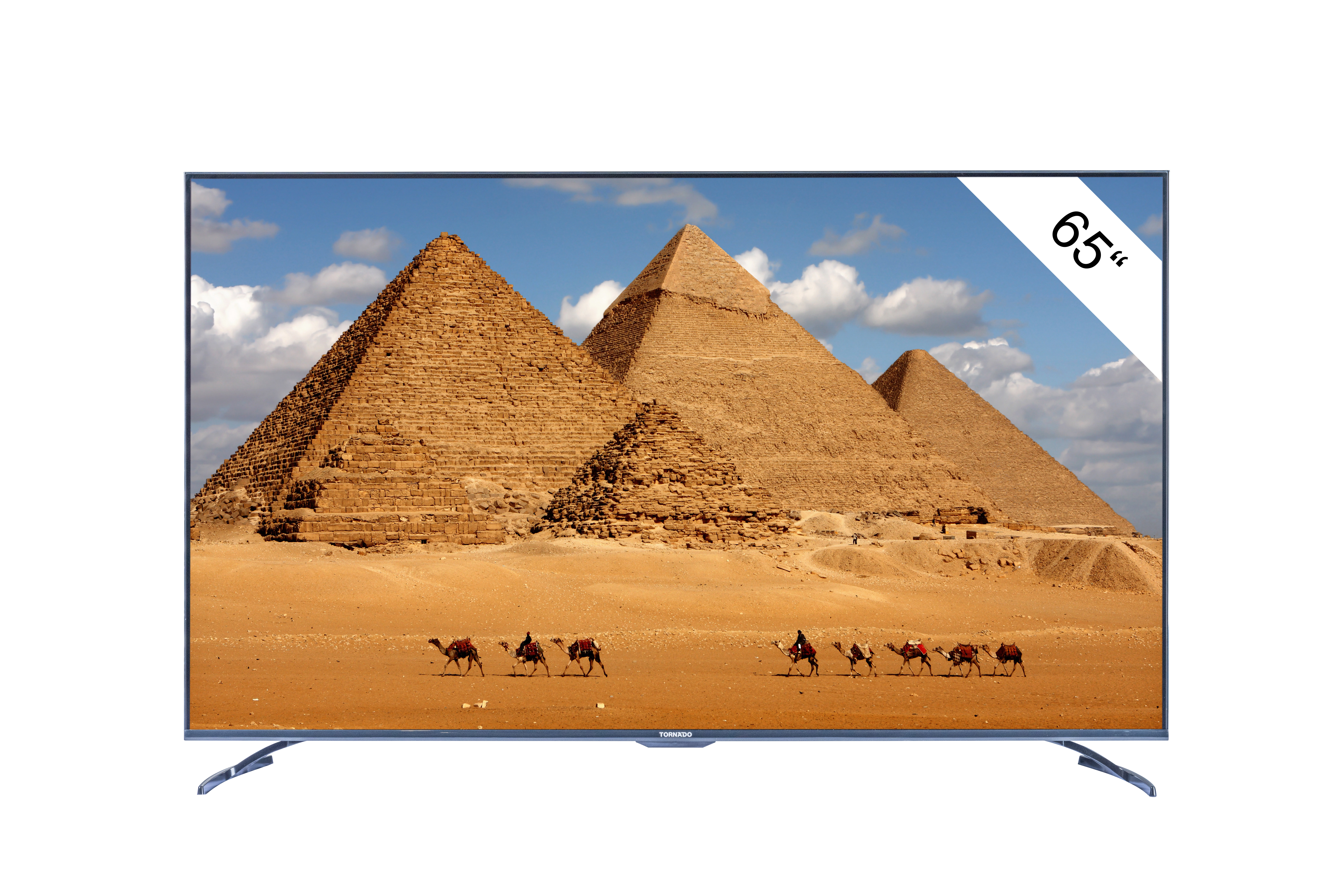 TORNADO 65UA3400X TV 165,1 cm (65) 4K Ultra HD Smart TV Wi-Fi Sort 250 cd/m²