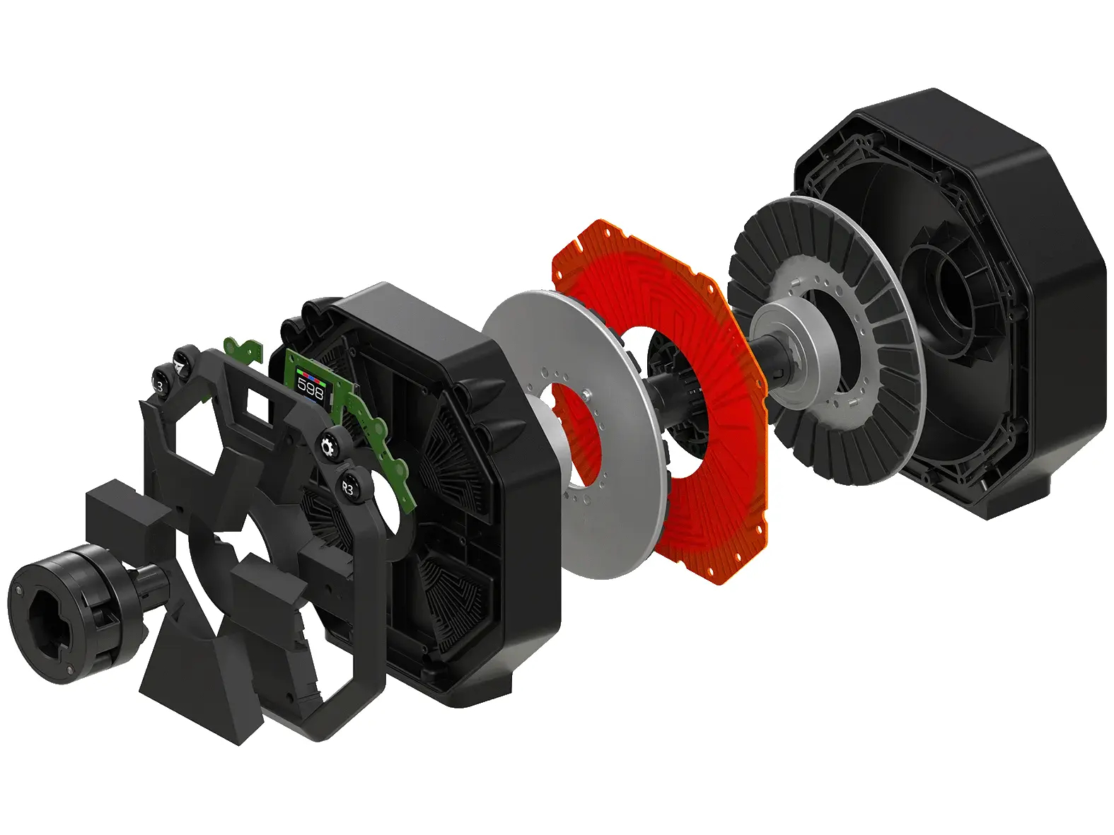 ThrustMaster T598P Rat og pedalsæt PC Sony PlayStation 4 og Sony PlayStation 5