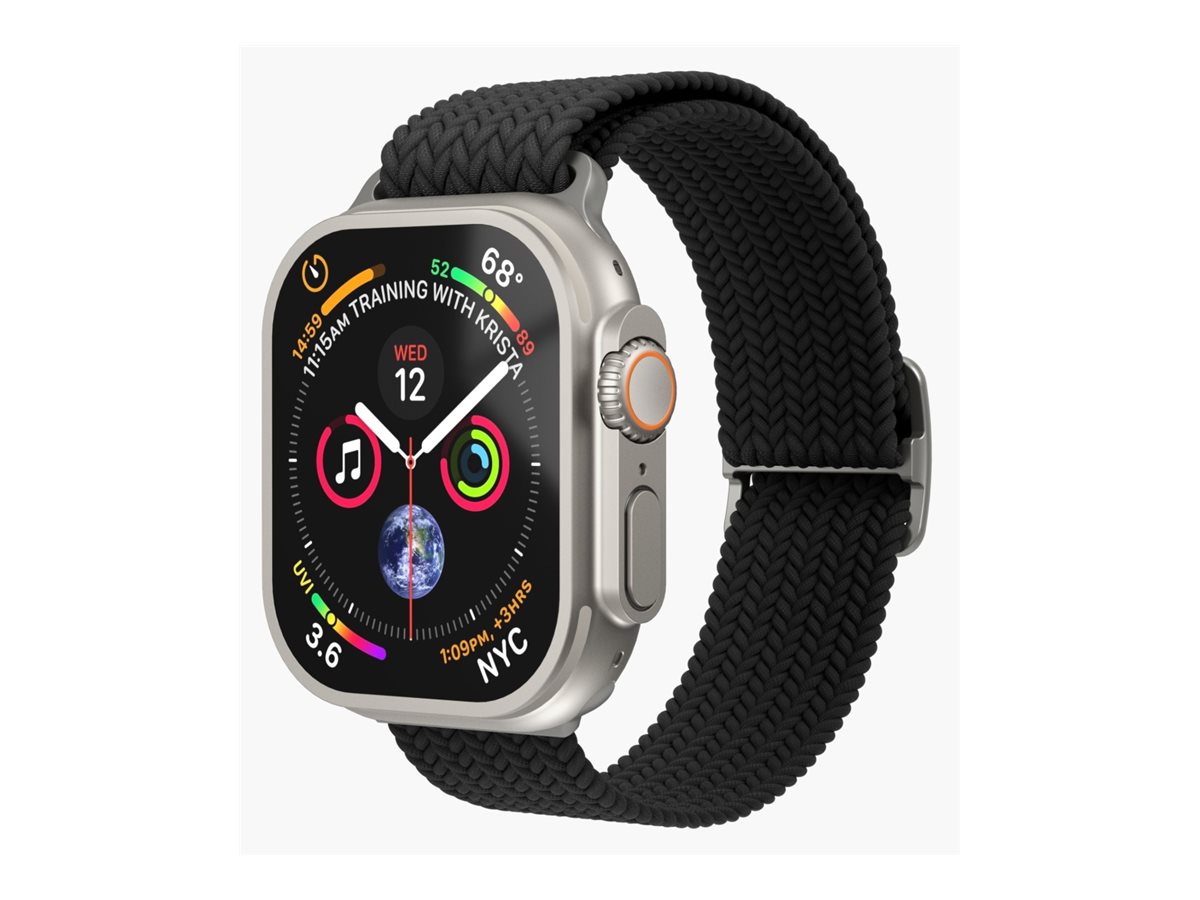 Vonmählen Visningsløkke Smart watch Sort Flettet nylon