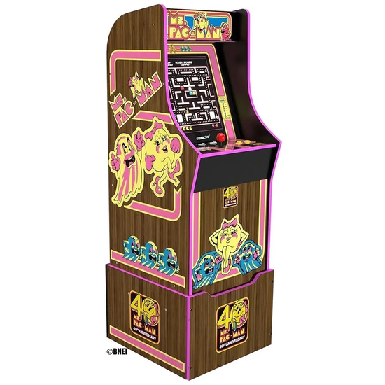 [AI generated title] Arcade1Up Ms. Pac-Man 40Th Anniversary Collection