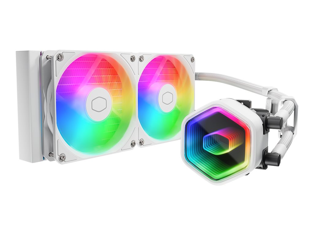Cooler Master MasterLiquid 240 Core II Vandkøler 1-pack Hvid 120 mm