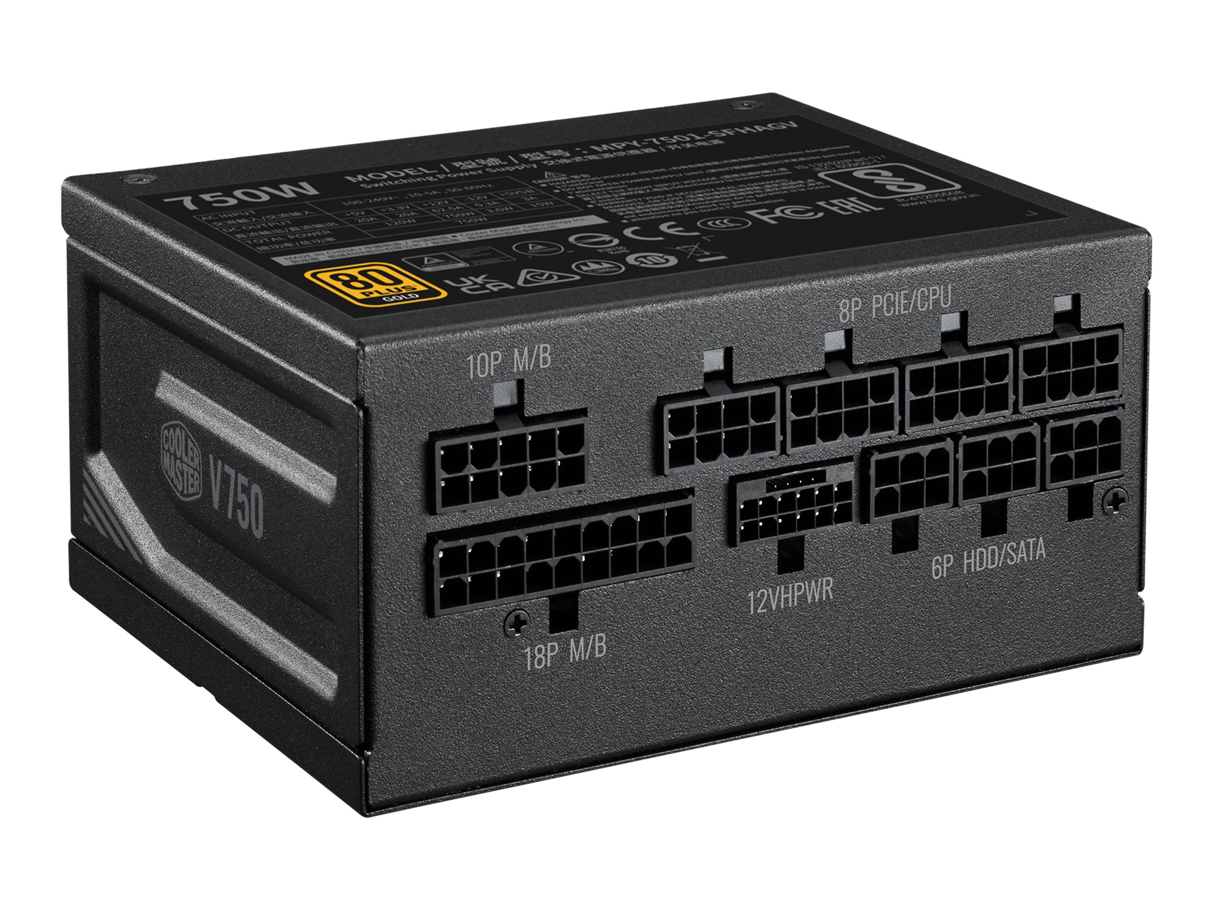 Cooler Master V SFX GOLD 750 Strømforsyning 750Watt