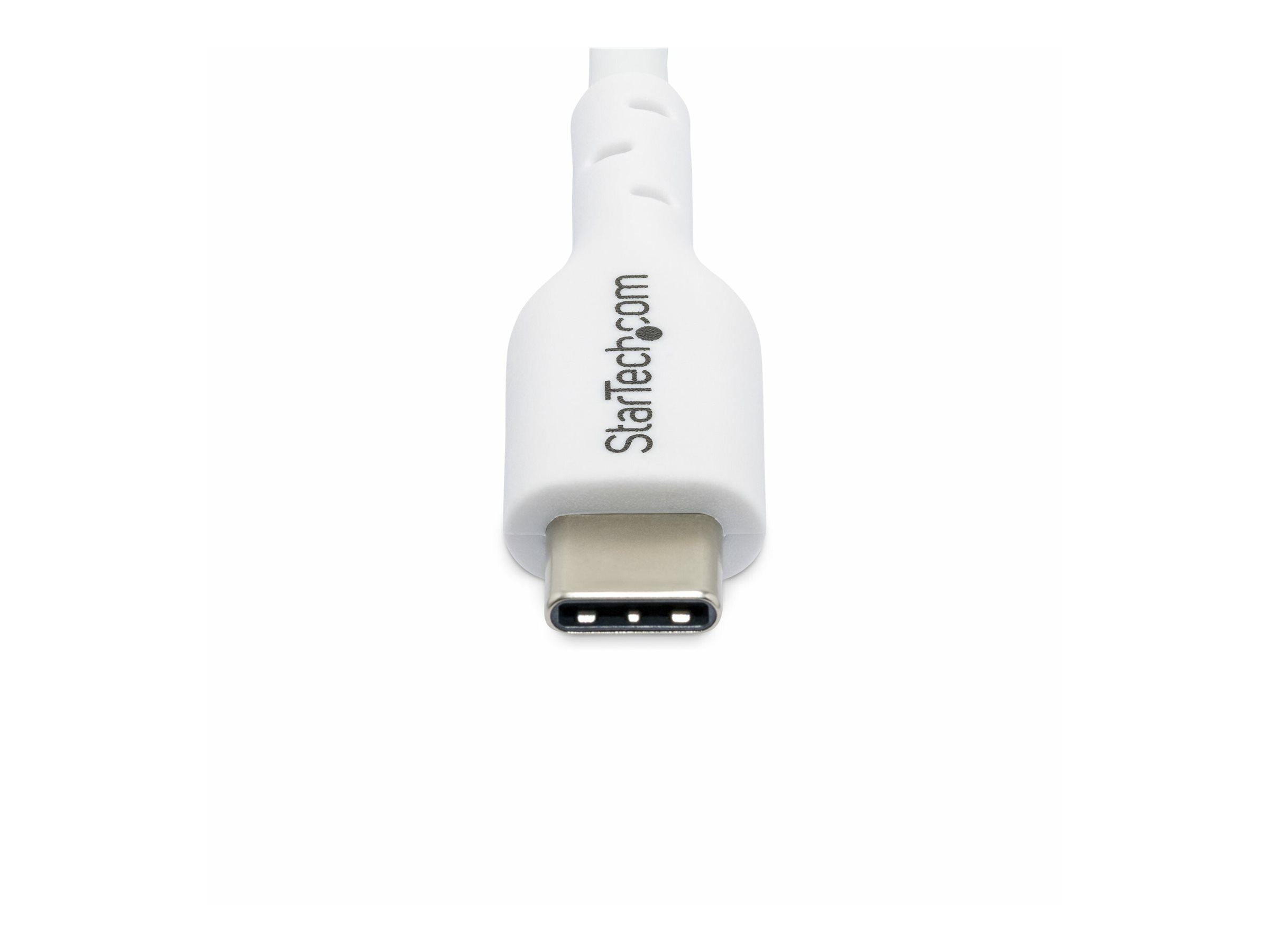 StarTech.com 2m (6.6ft) White USB-C Charging Cable, USB C Cable, USB 2.0 Type-C Laptop Charger Cord, 60W 3A Power Delivery, TPE Jacket, USB-C Data Transfer Cable, M/M USB Type-C kabel 2m Hvid