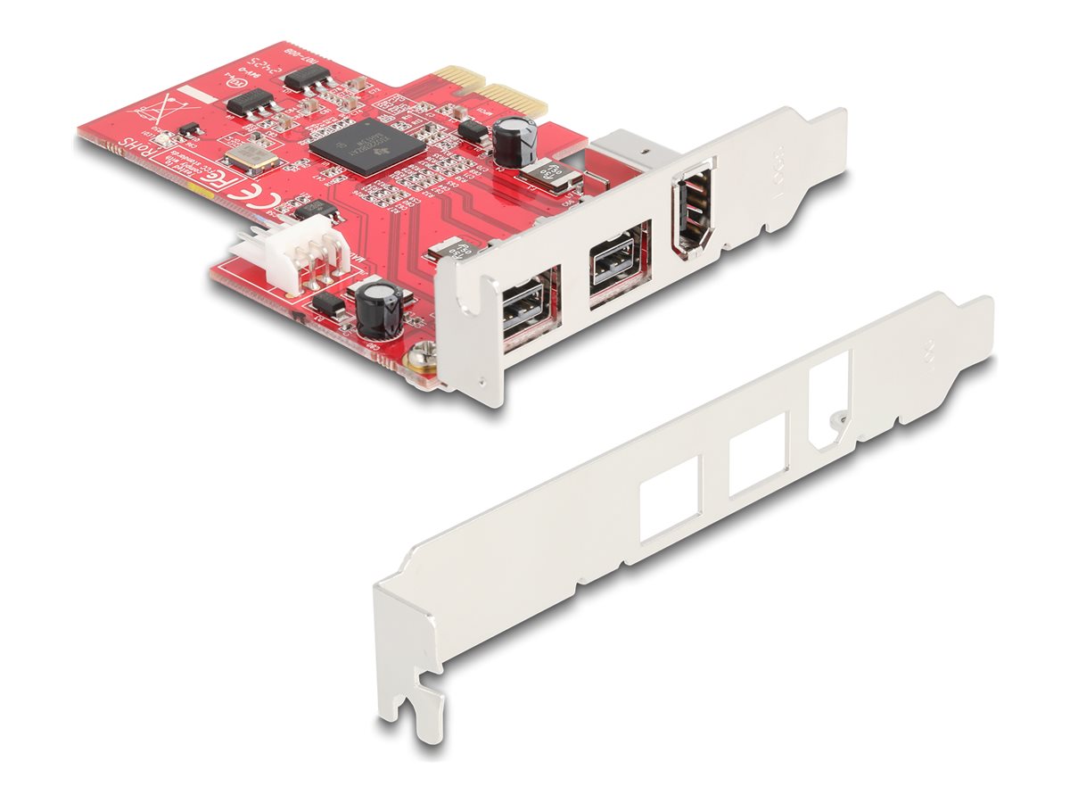 DeLock FireWire adapter PCI Express 1.1 x1 800Mbps