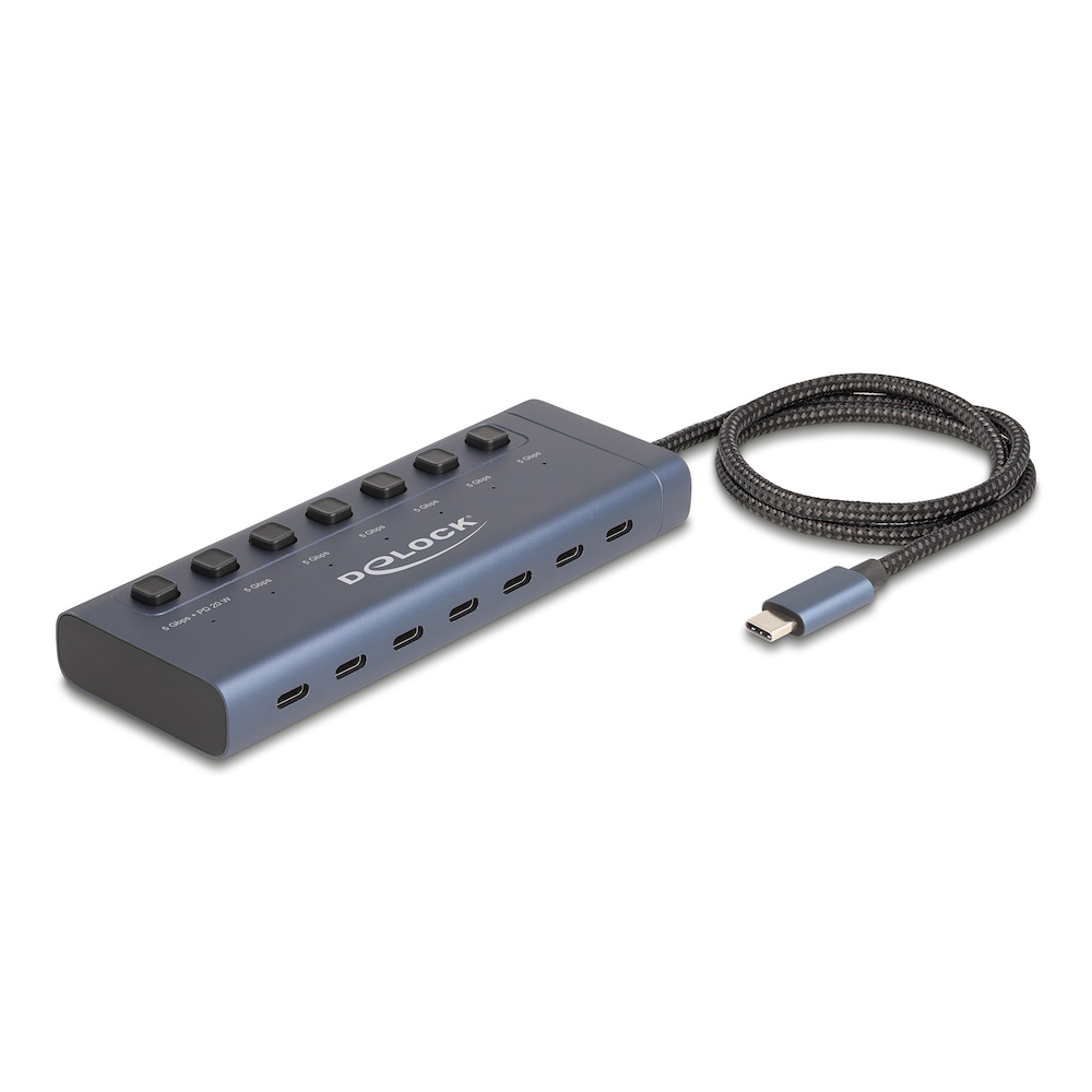 DeLock Hub 7 porte USB-C 3.2 Gen 1
