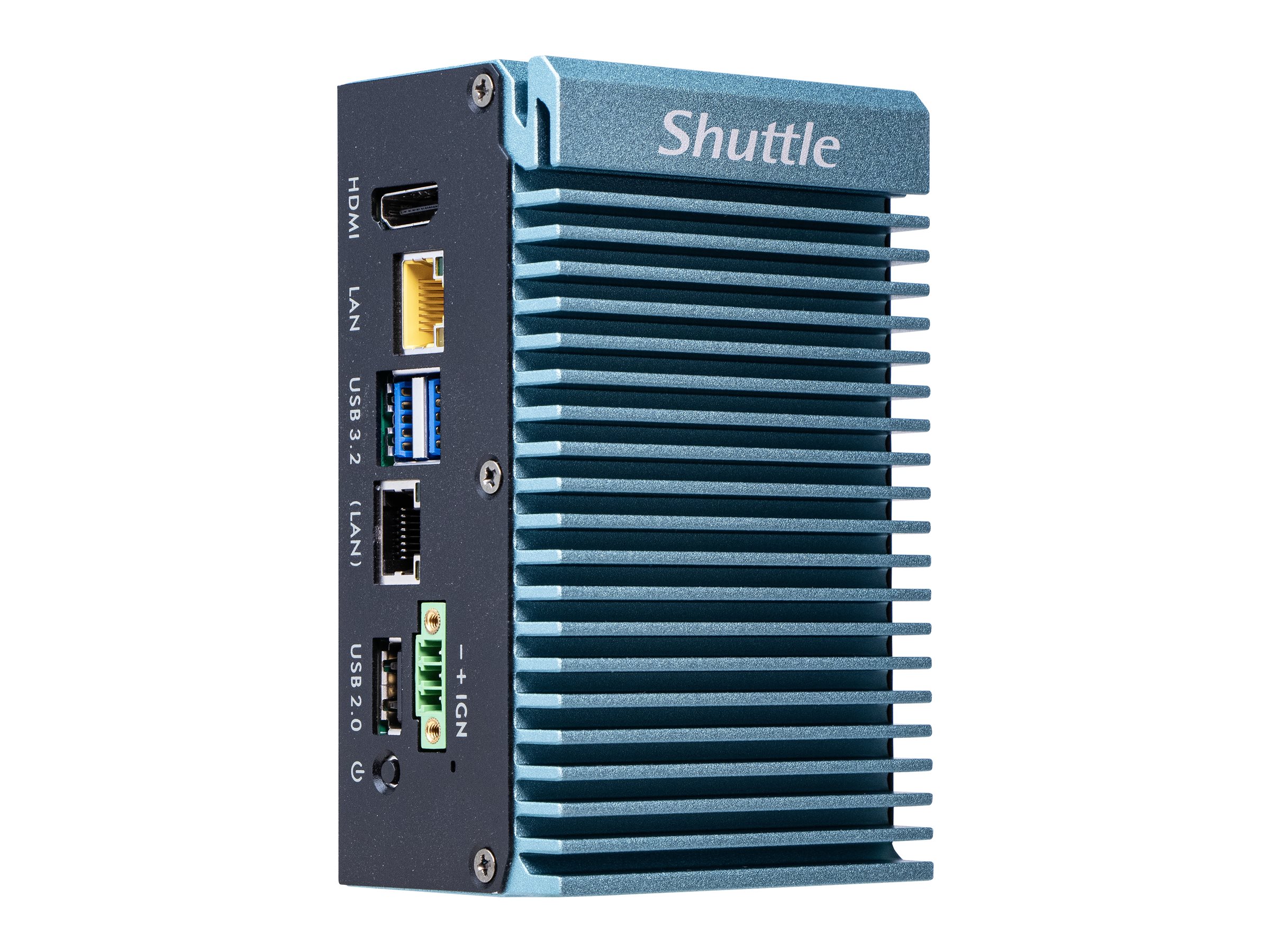 Shuttle SPCEL02 - USFF Atom X-serien J6412 2 GHz - 0 GB - SSD 0 x 0 GB - TAA-kompatibel