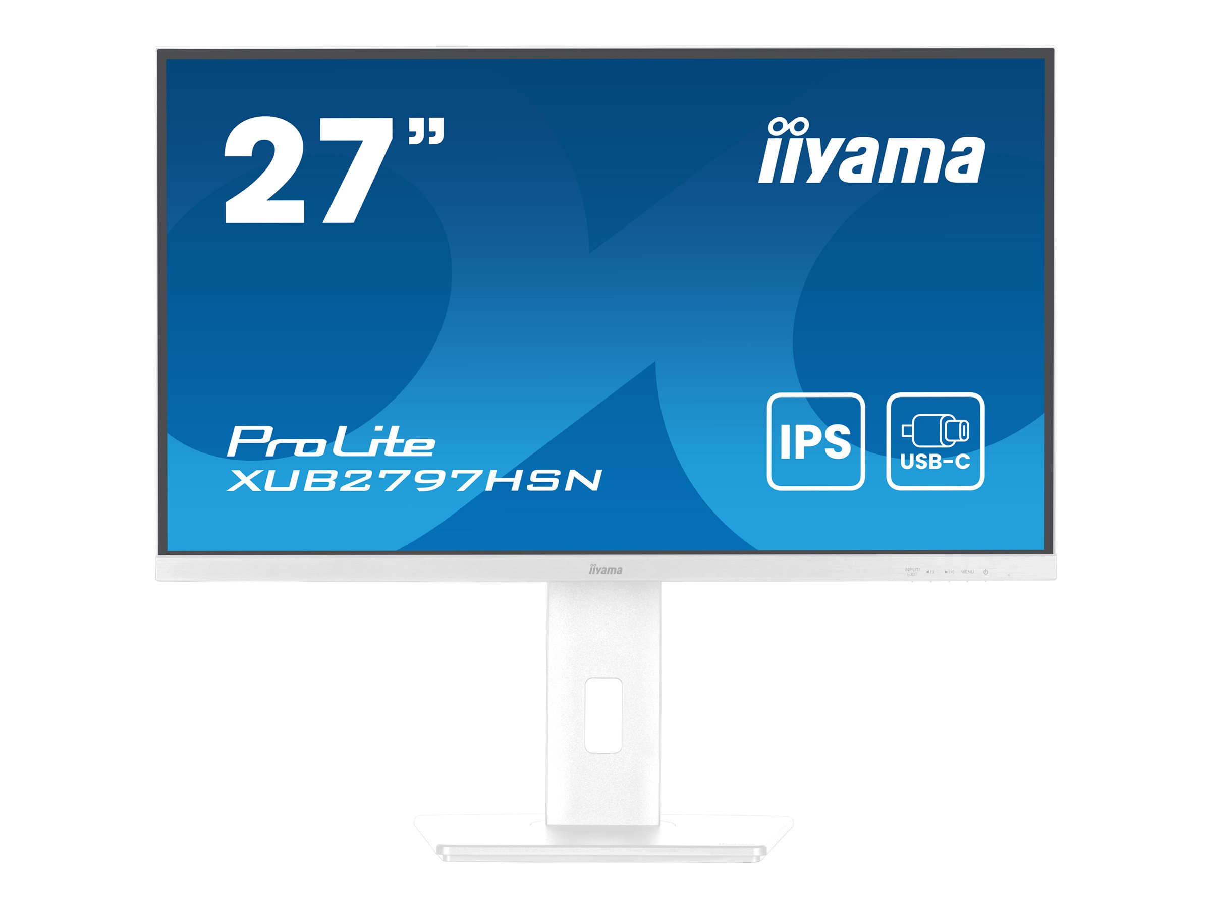 iiyama ProLite XUB2797HSN-W2 27 IPS 1920 x 1080 (Full HD) HDMI DisplayPort USB-C 100Hz