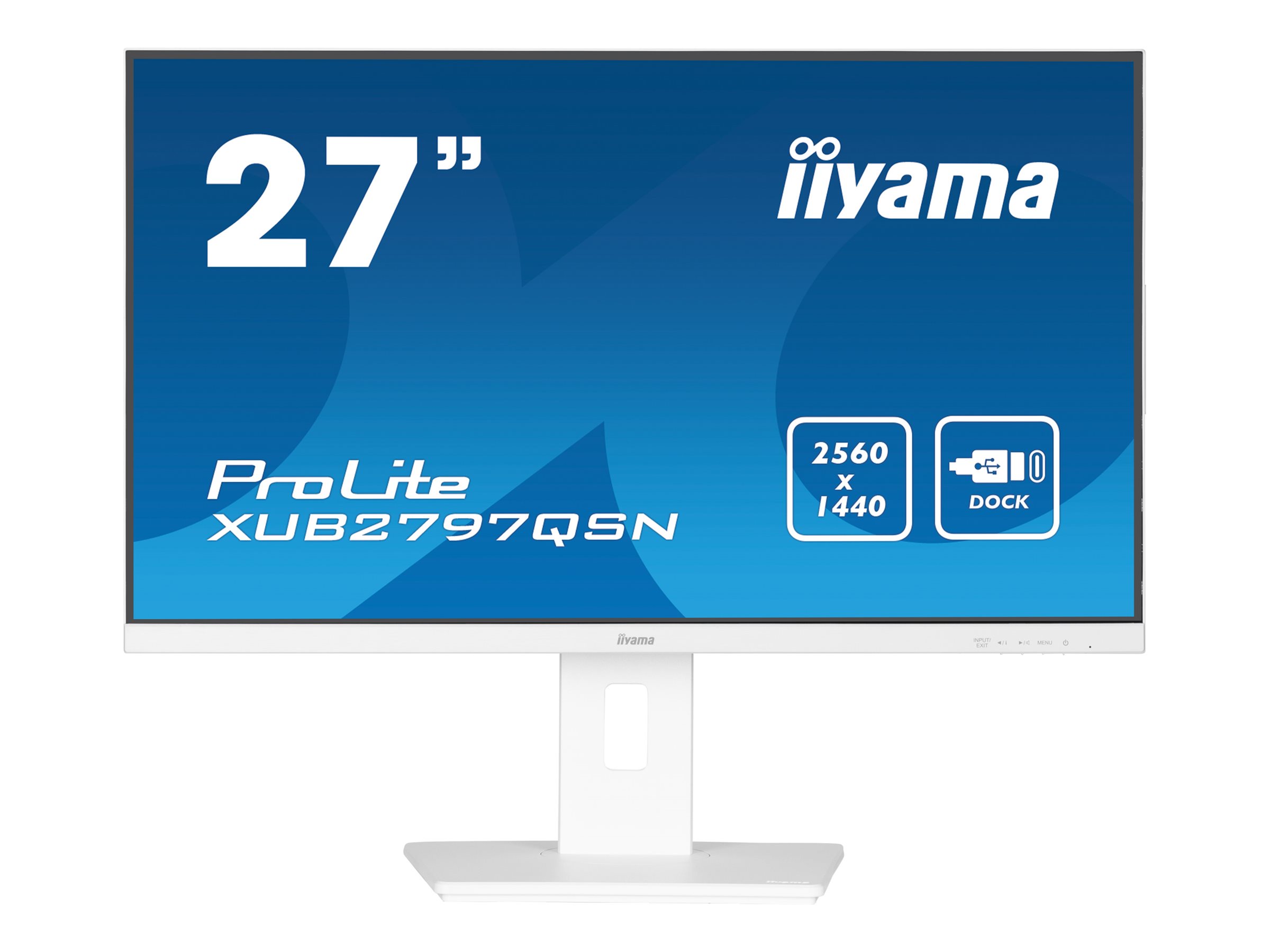 iiyama ProLite XUB2797QSN-W2 27 IPS 2560 x 1440 (2K) HDMI DisplayPort USB-C 100Hz