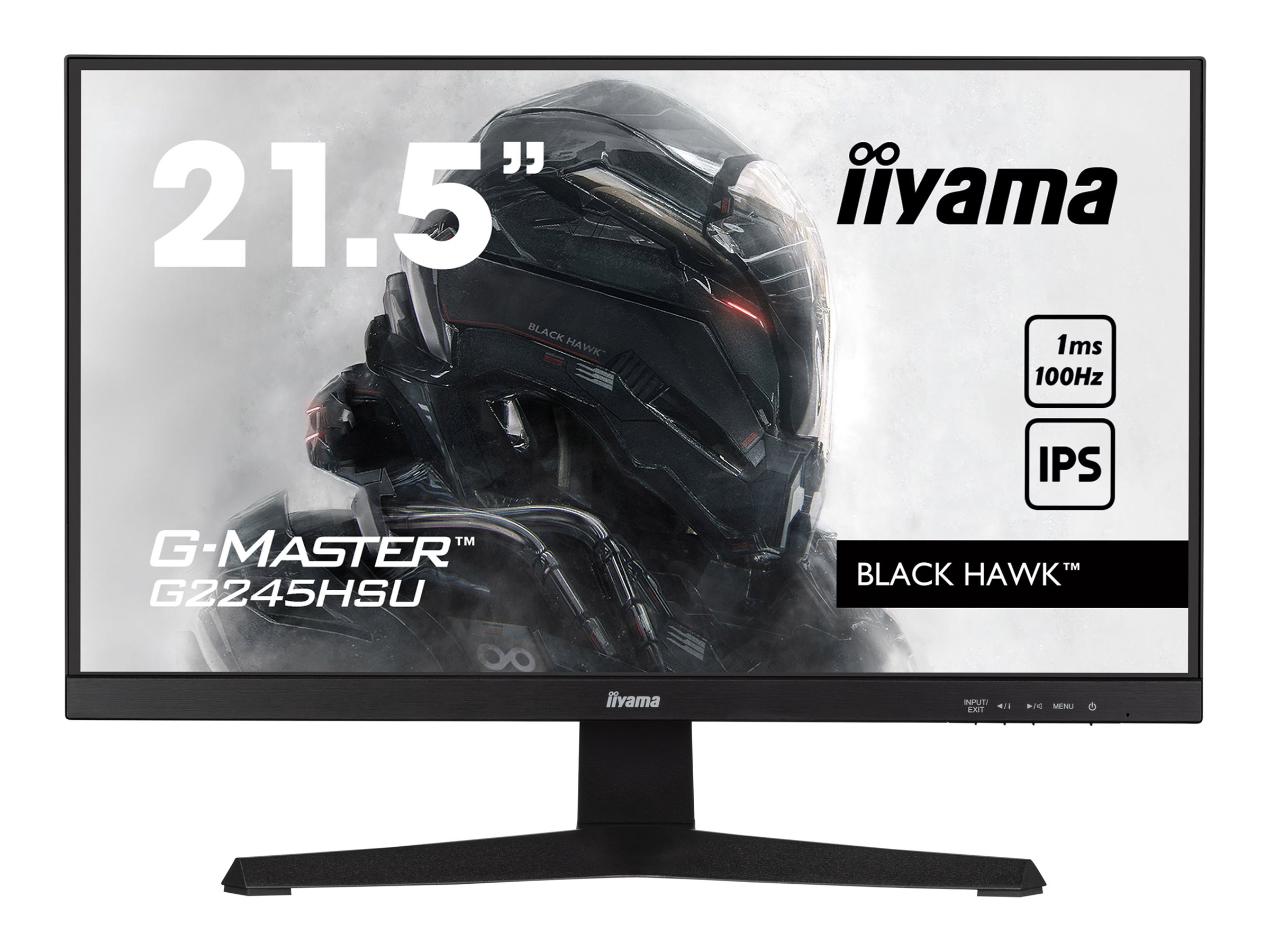 iiyama G-MASTER Black Hawk G2245HSU-B2 22 IPS 1920 x 1080 (Full HD) HDMI DisplayPort 100Hz