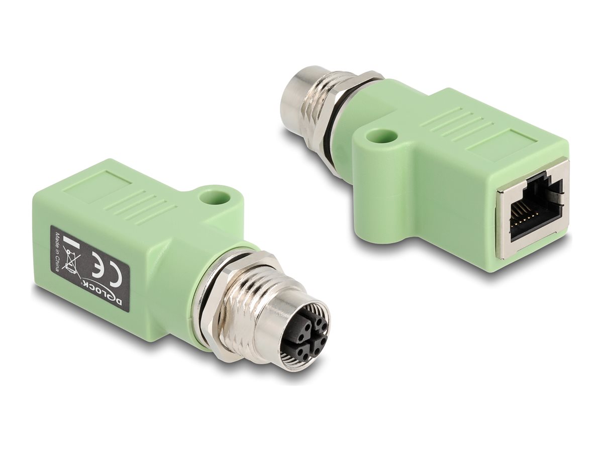 DeLOCK CAT 5e Afskærmet parsnoet (STP) Netværksadapter Grøn
