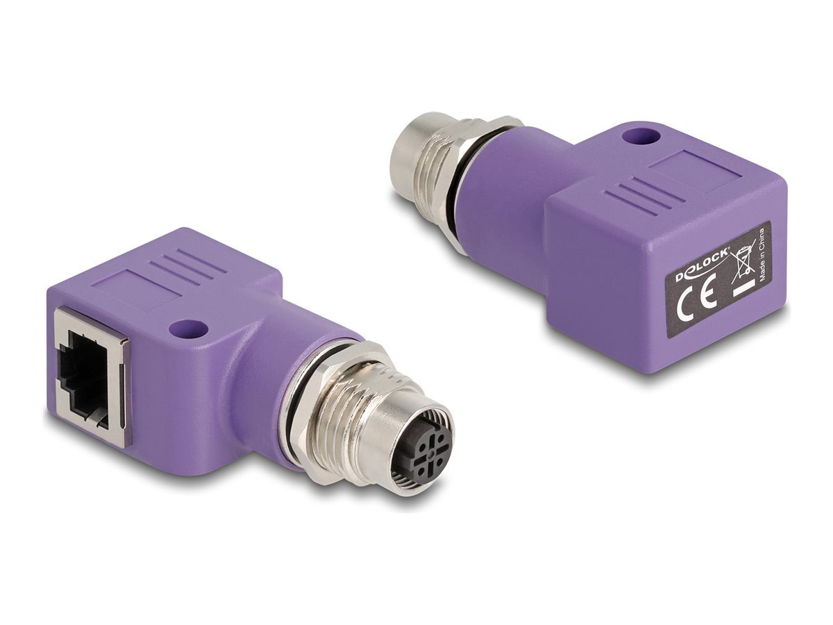 DeLOCK CAT 5e Afskærmet parsnoet (STP) Netværksadapter Violet