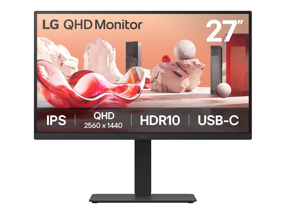 LG 27BA75QB-B 27 IPS 2560 x 1440 (2K) HDMI DisplayPort USB-C 100Hz Dockingskærm