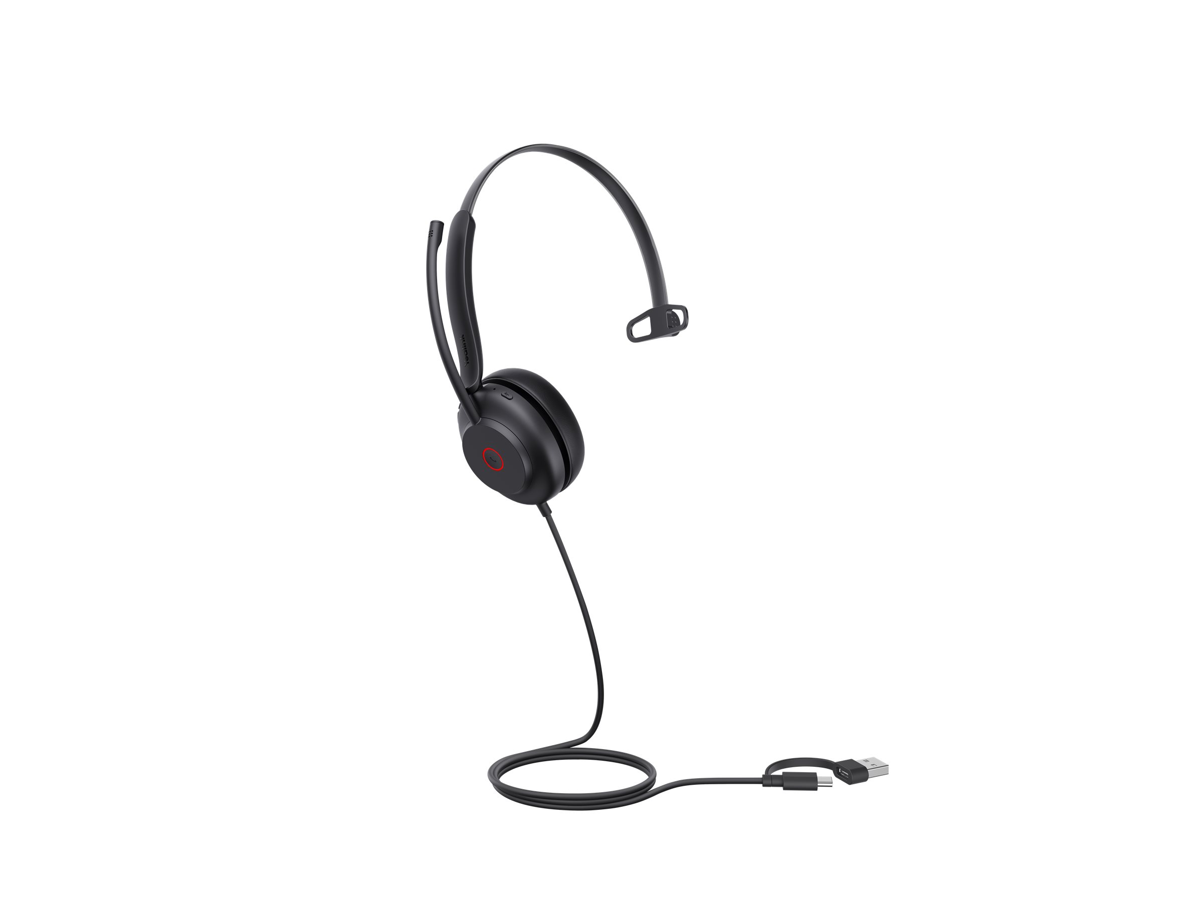 Yealink UH35 Mono Kablet Høretelefoner Sort