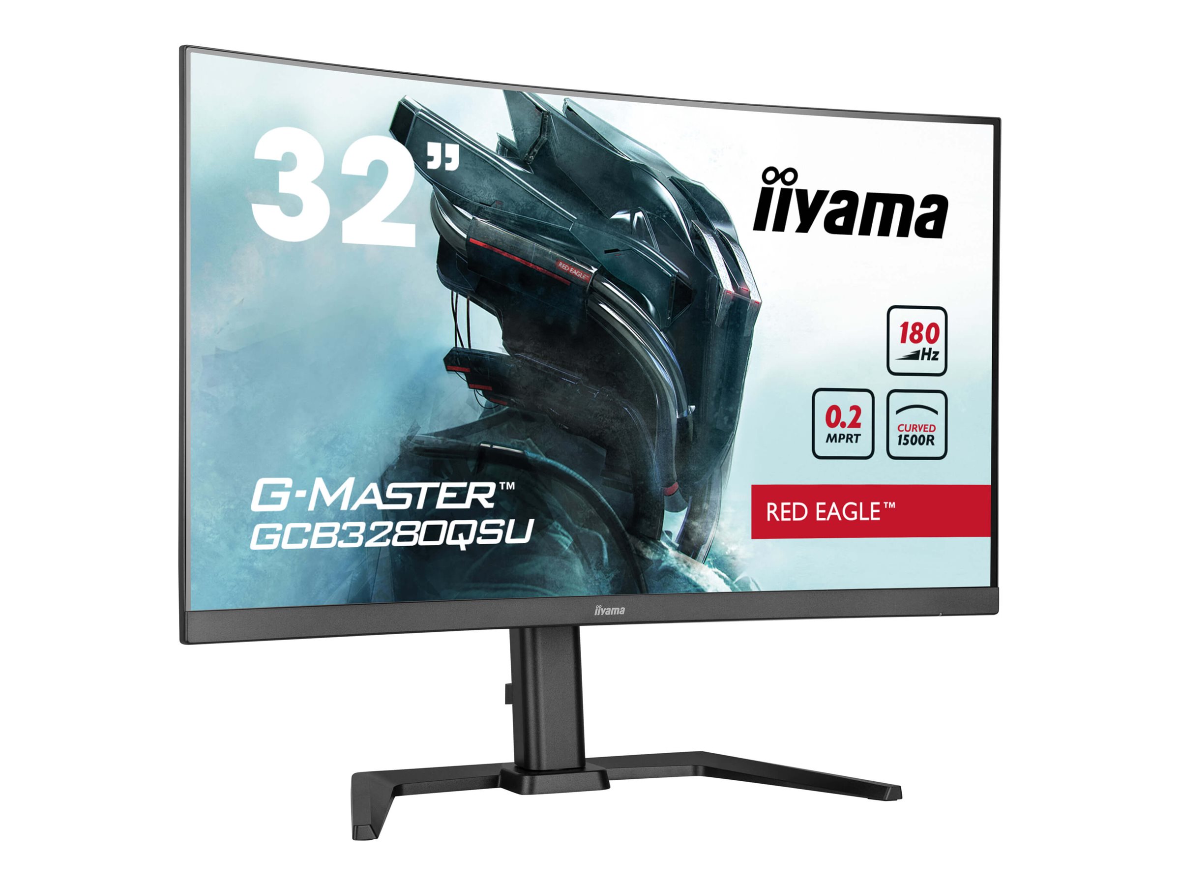 iiyama G-MASTER Red Eagle GCB3280QSU-B2 32 VA 2560 x 1440 (2K) HDMI DisplayPort 180Hz