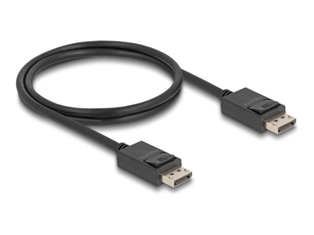 Delock DisplayPort kabel 1m Sort