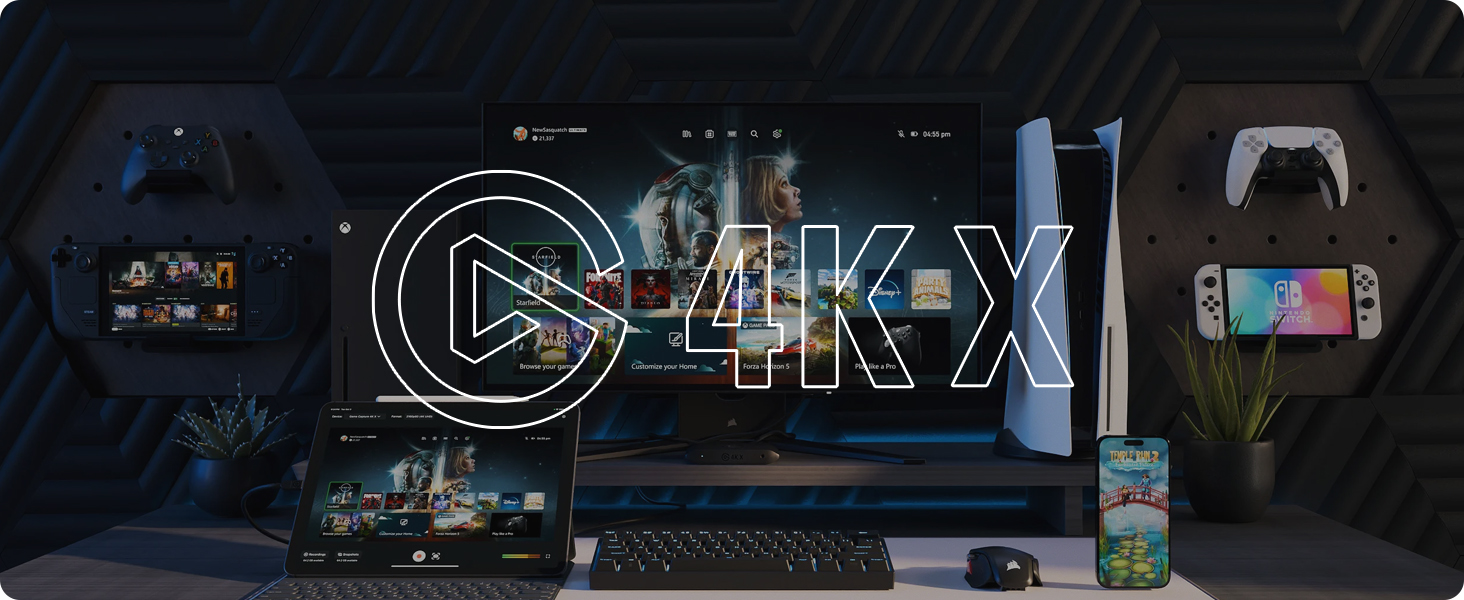 Elgato Game Capture 4K X Videooptagelsesadapter