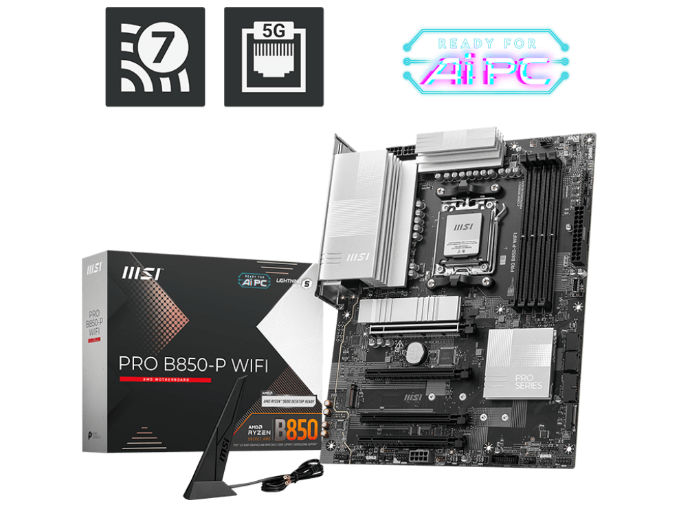MSI Pro B850-P WiFi ATX Socket AM5 AMD B850