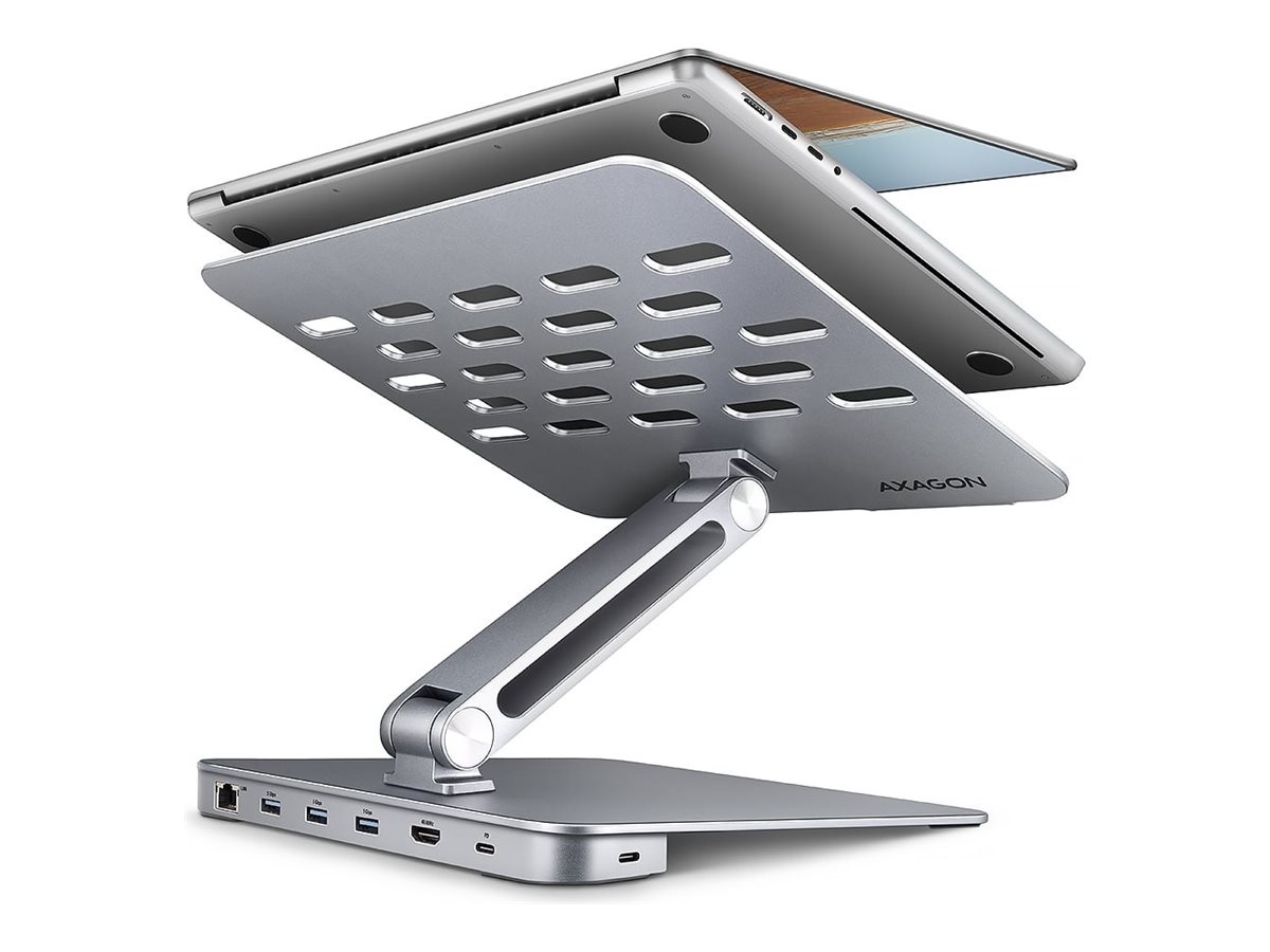 AXAGON HMC-STND USB-C 3.2 Gen 1 Docking station + notebook holder