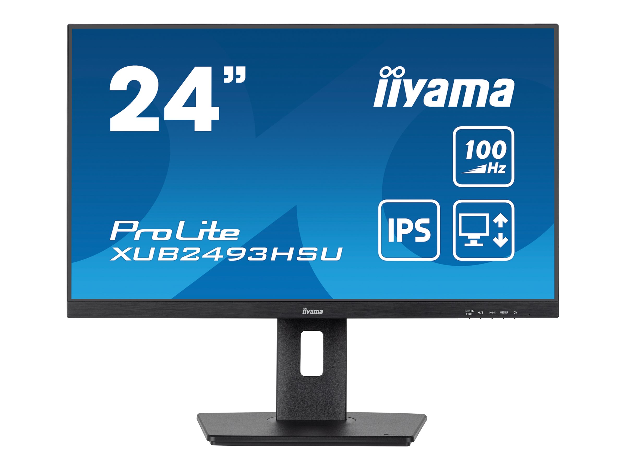 iiyama ProLite XUB2493HSU-B7 24 IPS 1920 x 1080 (Full HD) HDMI DisplayPort 100Hz