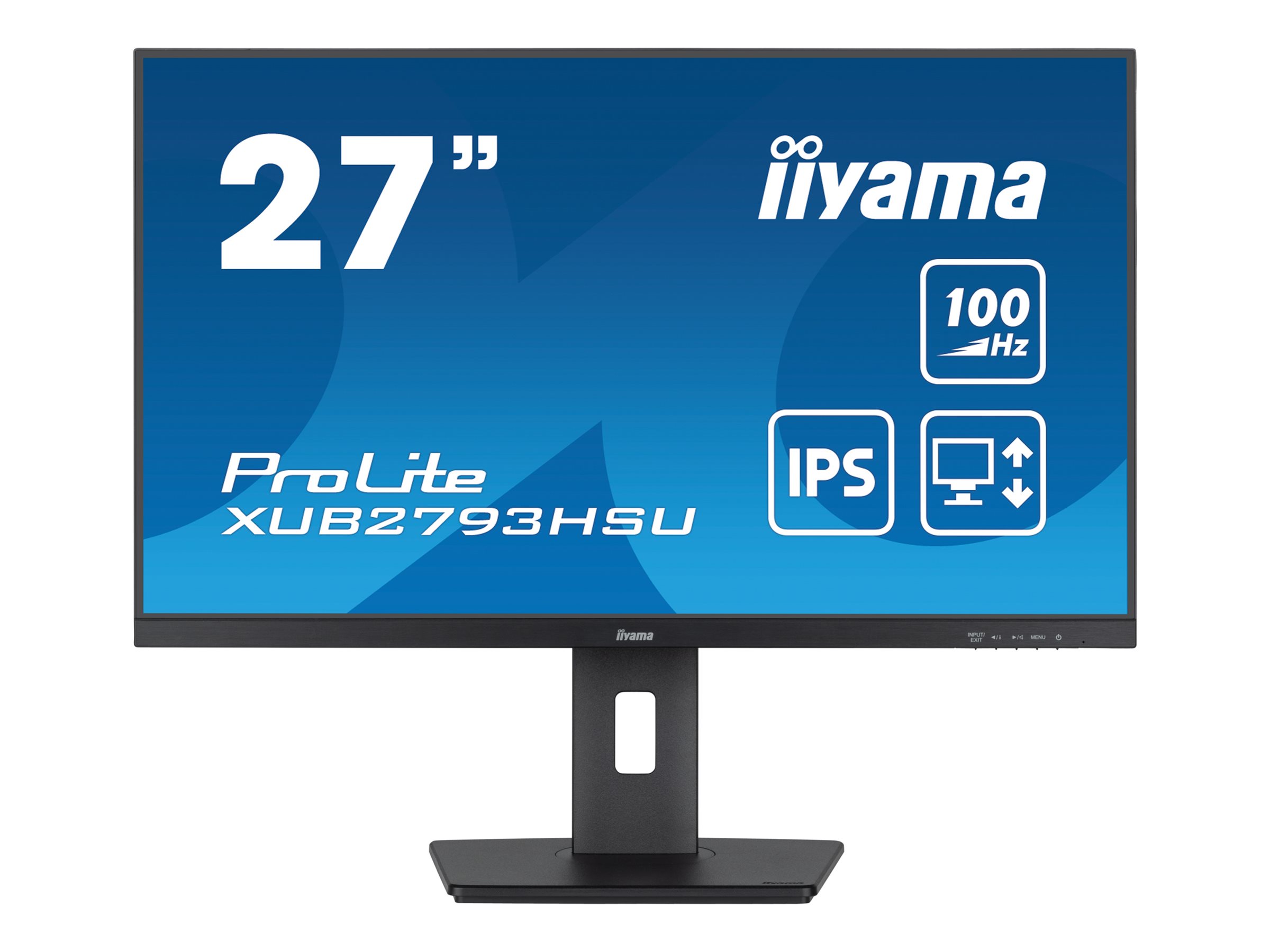 iiyama ProLite XUB2793HSU-B7 27 IPS 1920 x 1080 (Full HD) HDMI DisplayPort 100Hz