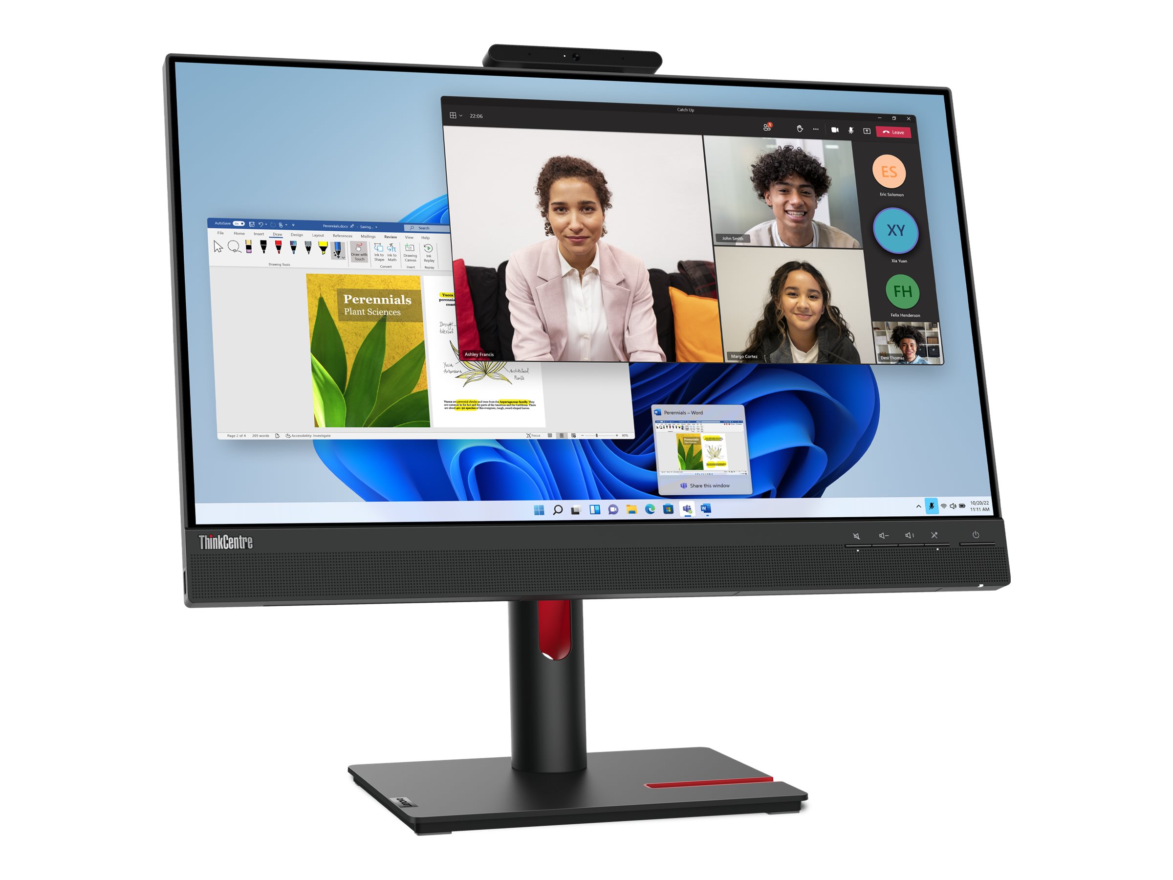 Lenovo ThinkCentre Tiny-in-One 24 Gen 5 24 1920 x 1080 (Full HD) HDMI DisplayPort 60Hz Pivot Skærm