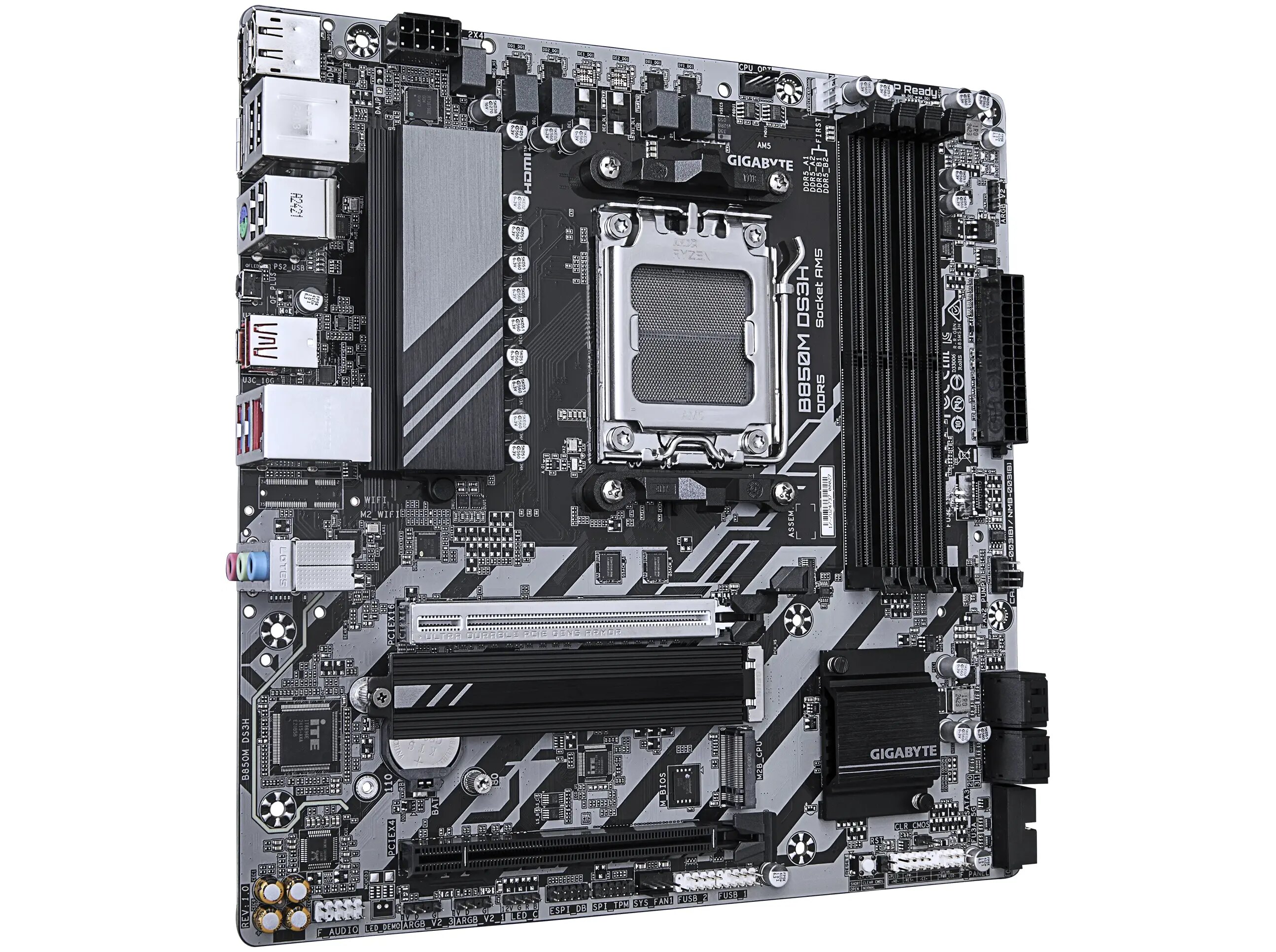 Gigabyte B850M DS3H Micro ATX Socket AM5 AMD B850