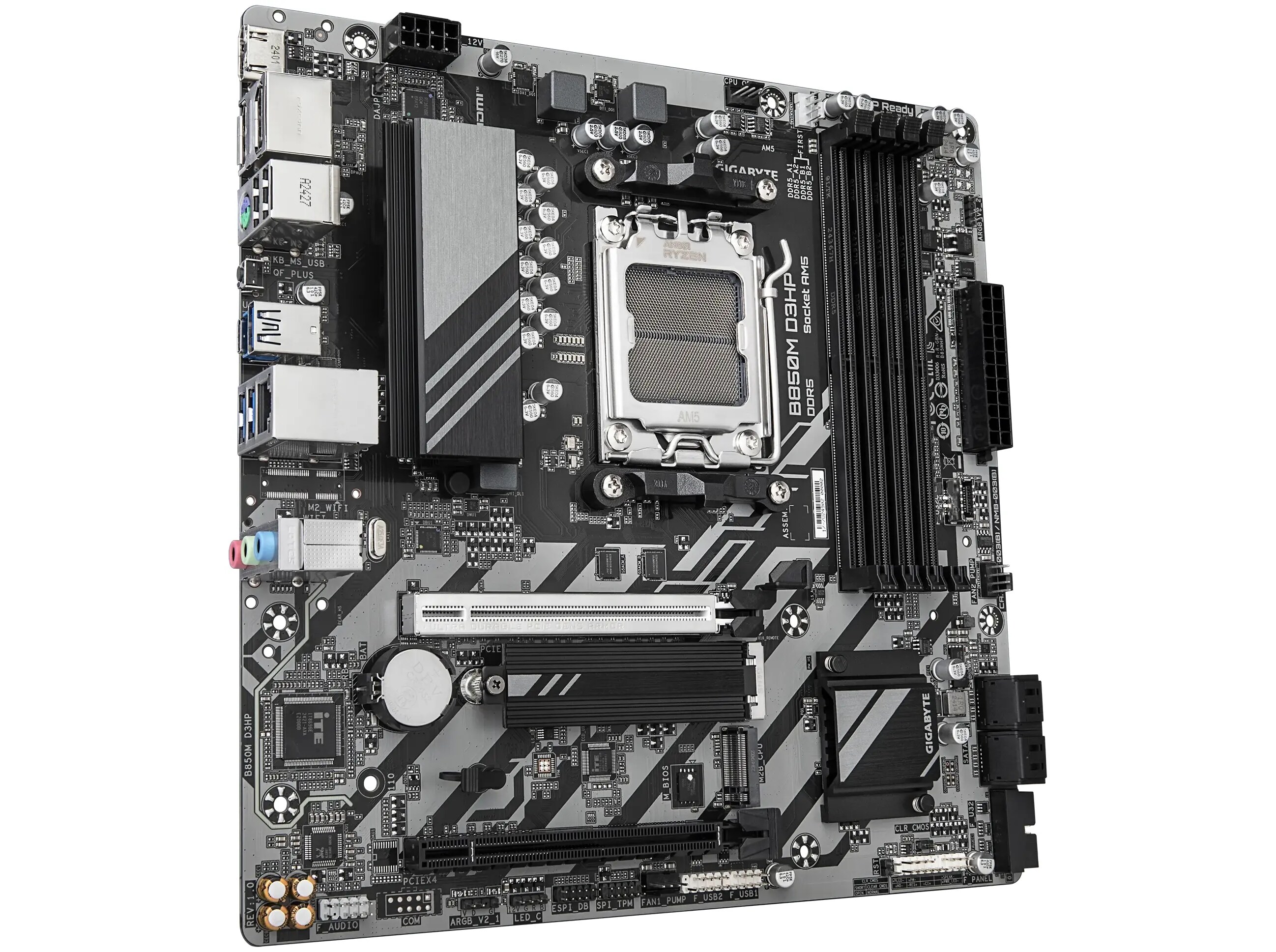Gigabyte B850M D3HP Micro ATX AM5 sokkel AMD B850