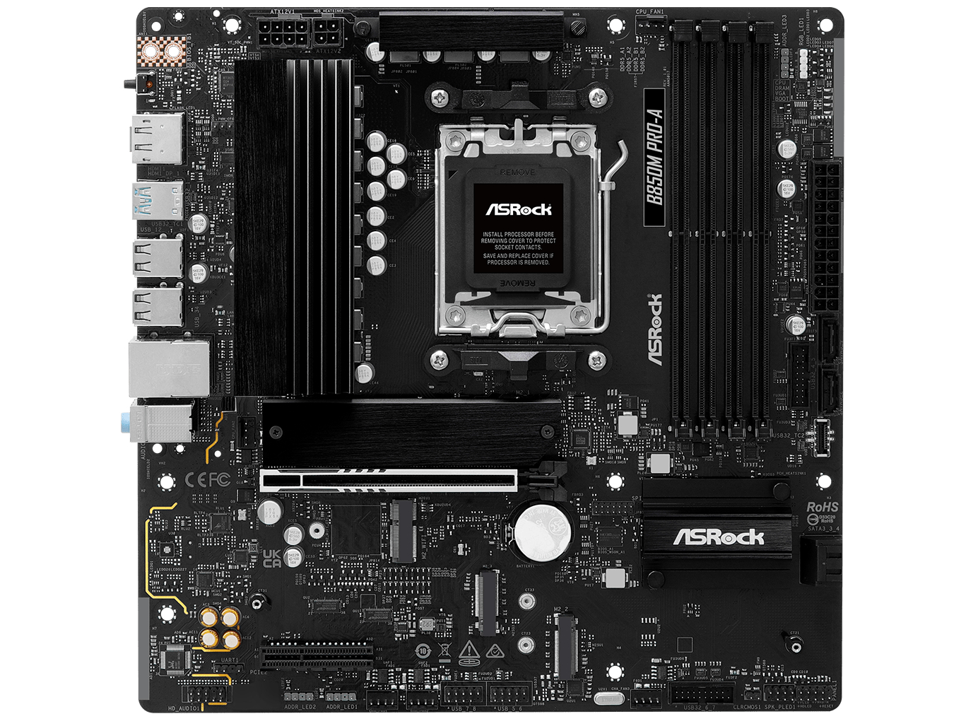 Asrock B850M PRO-A Motherboard Micro ATX AM5 Socket