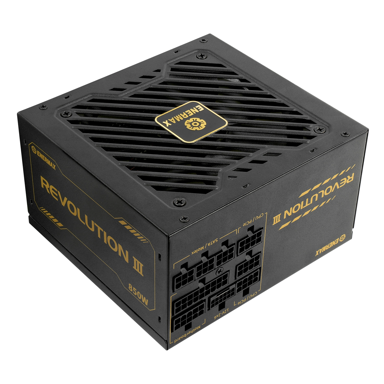 [AI generated title] Enermax Power Supply 850W Revolution3 80+ Gold Black