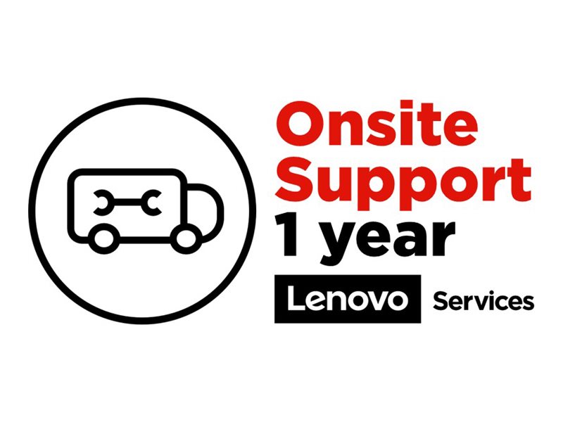 Lenovo Post Warranty Onsite Support opgradering 1år