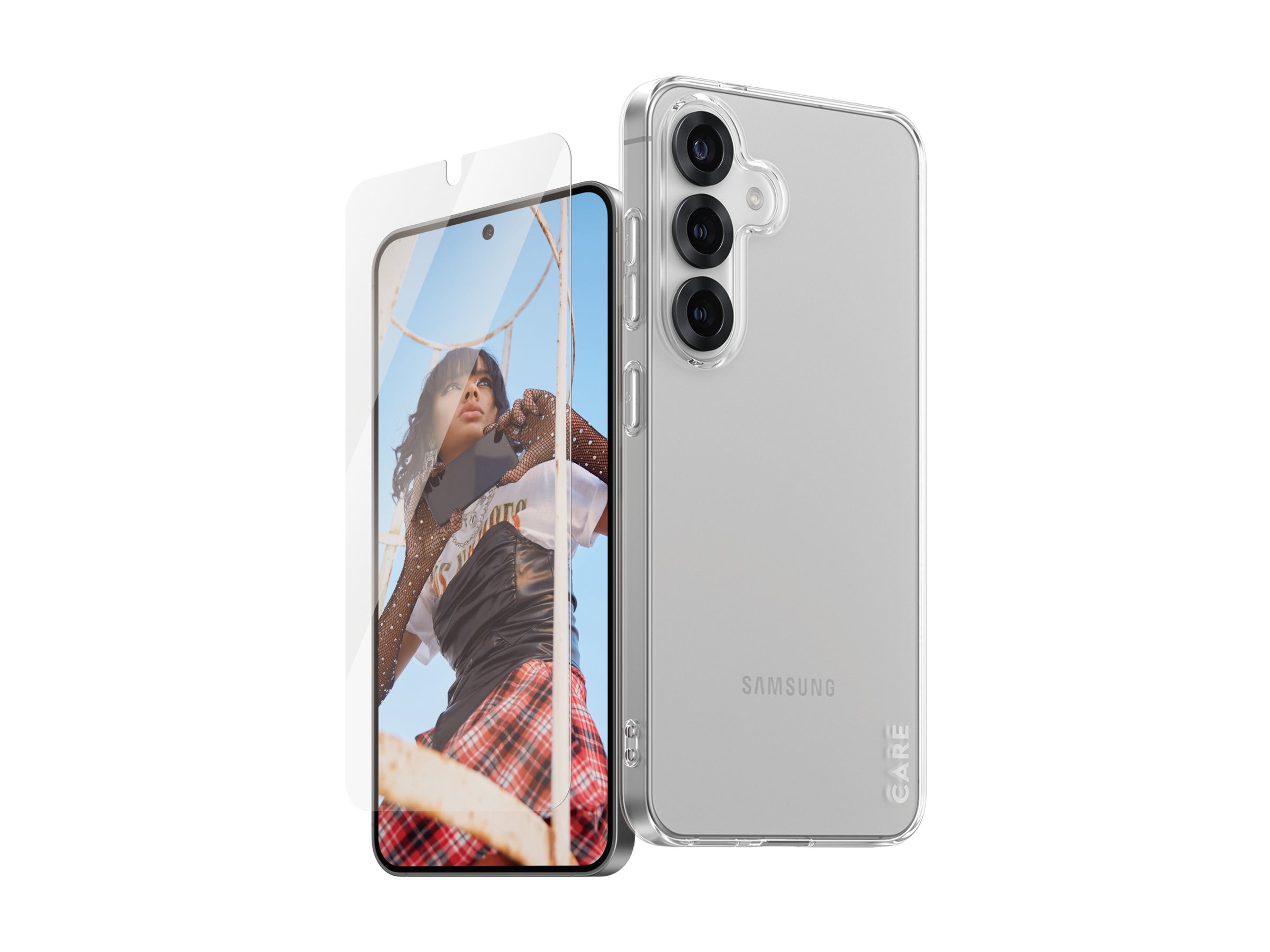 CARE by PanzerGlass X-Ray Beskyttelsescover Gennemsigtig Samsung Galaxy S25