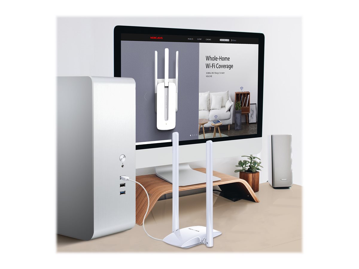 Mercusys Netværksadapter USB 2.0 300Mbps Trådløs