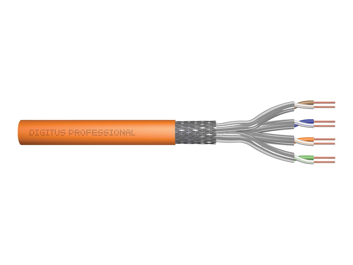 DIGITUS CAT 7 S/FTP Installationskabel Orange RAL 2008