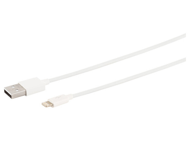 [AI generated title] S-Impuls Usb-A Opladerkabel Lightning 2.0 Hvid 0.1M