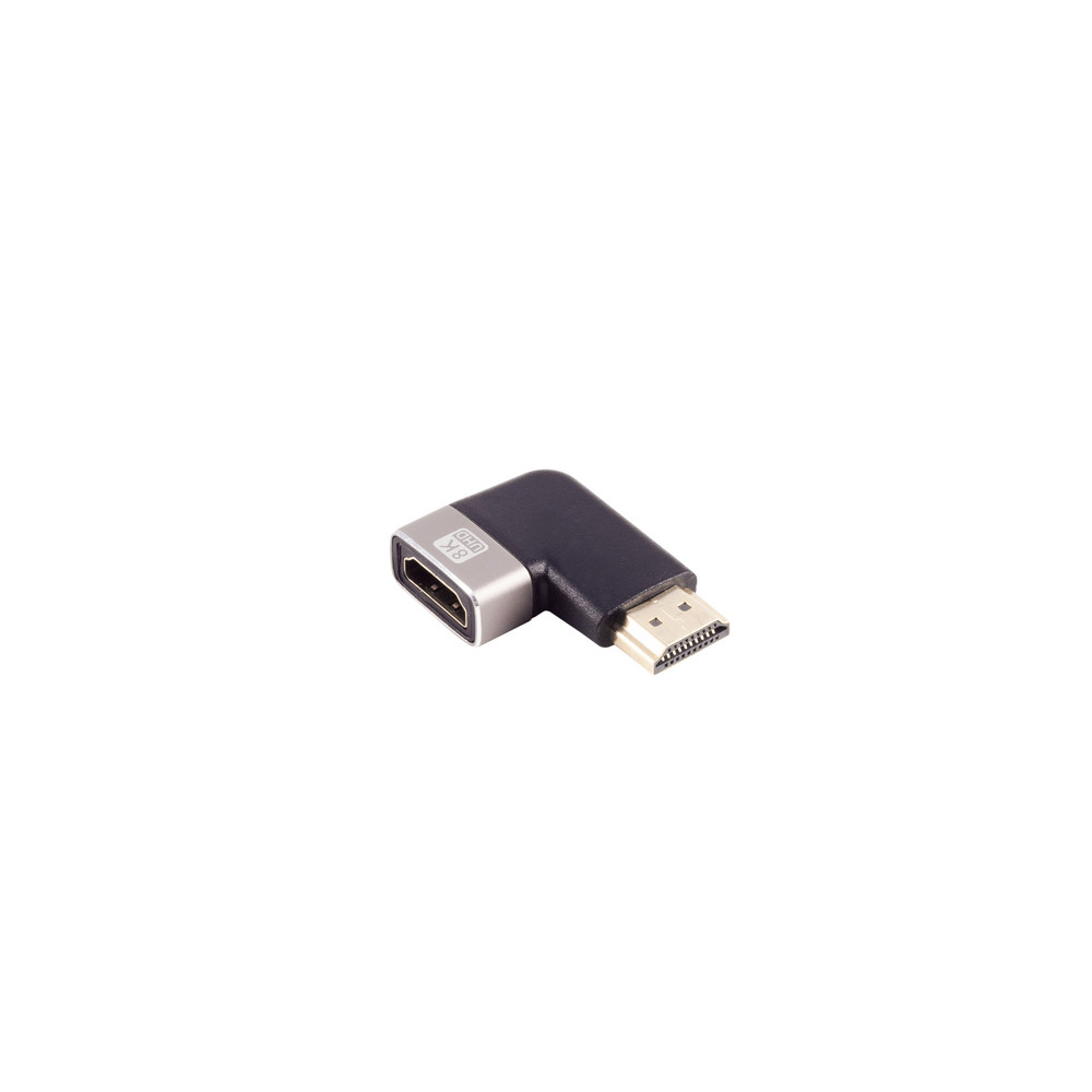 [AI generated title] S-Impuls Hdmi Adapter 90° Vinkel Venstre 8K Metal