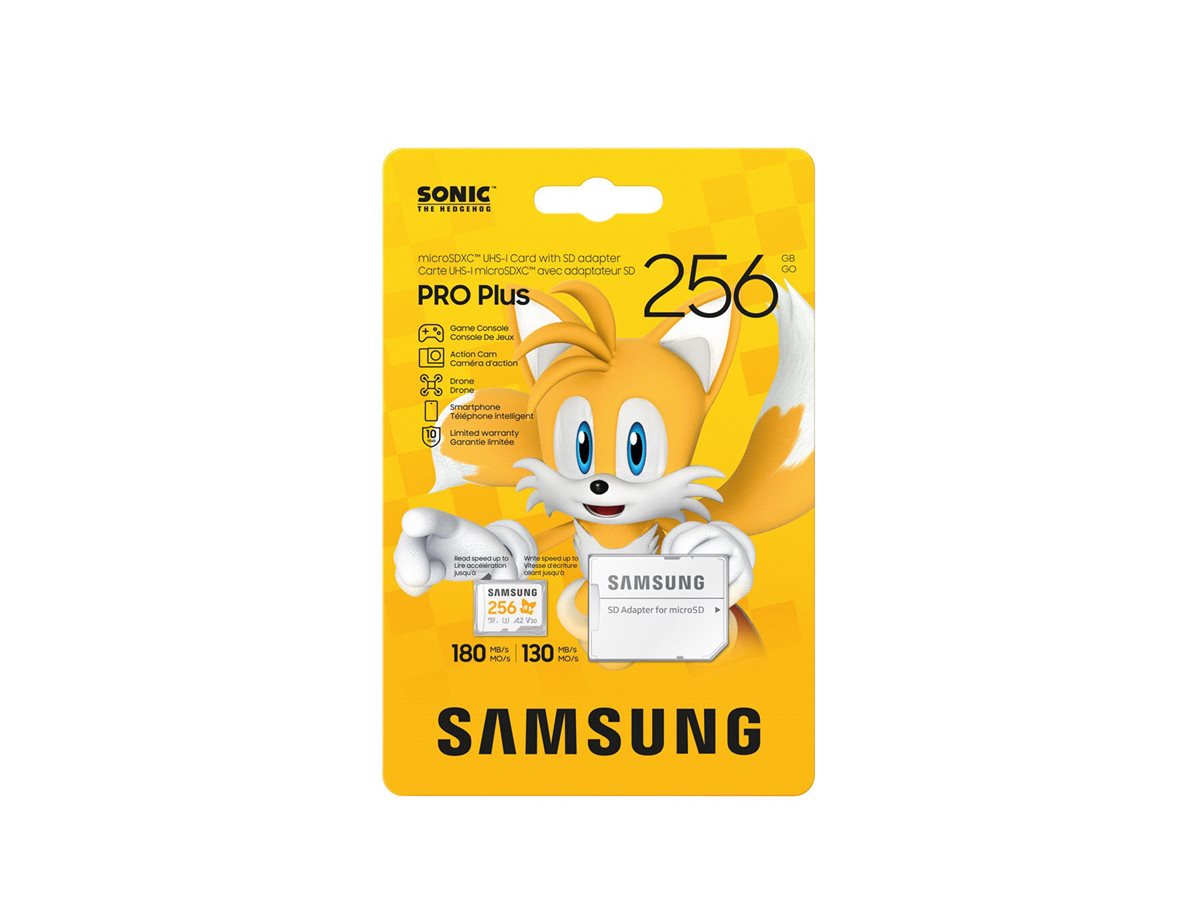 Samsung Pro Plus MB-MD256SA microSDXC UHS-I Memory Card 256GB 180MB/s