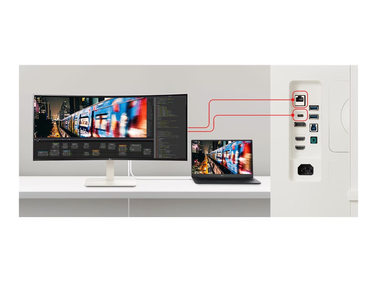 LG UltraWide 38BR85QC-W 38 Nano IPS 3840 x 1600 (UltraWide) HDMI DisplayPort USB-C 144Hz