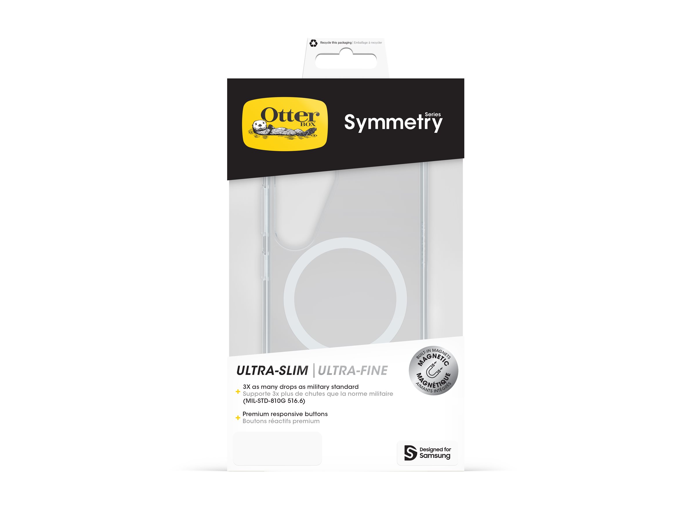 OtterBox Symmetry Series Beskyttelsescover Klar Samsung Galaxy S25