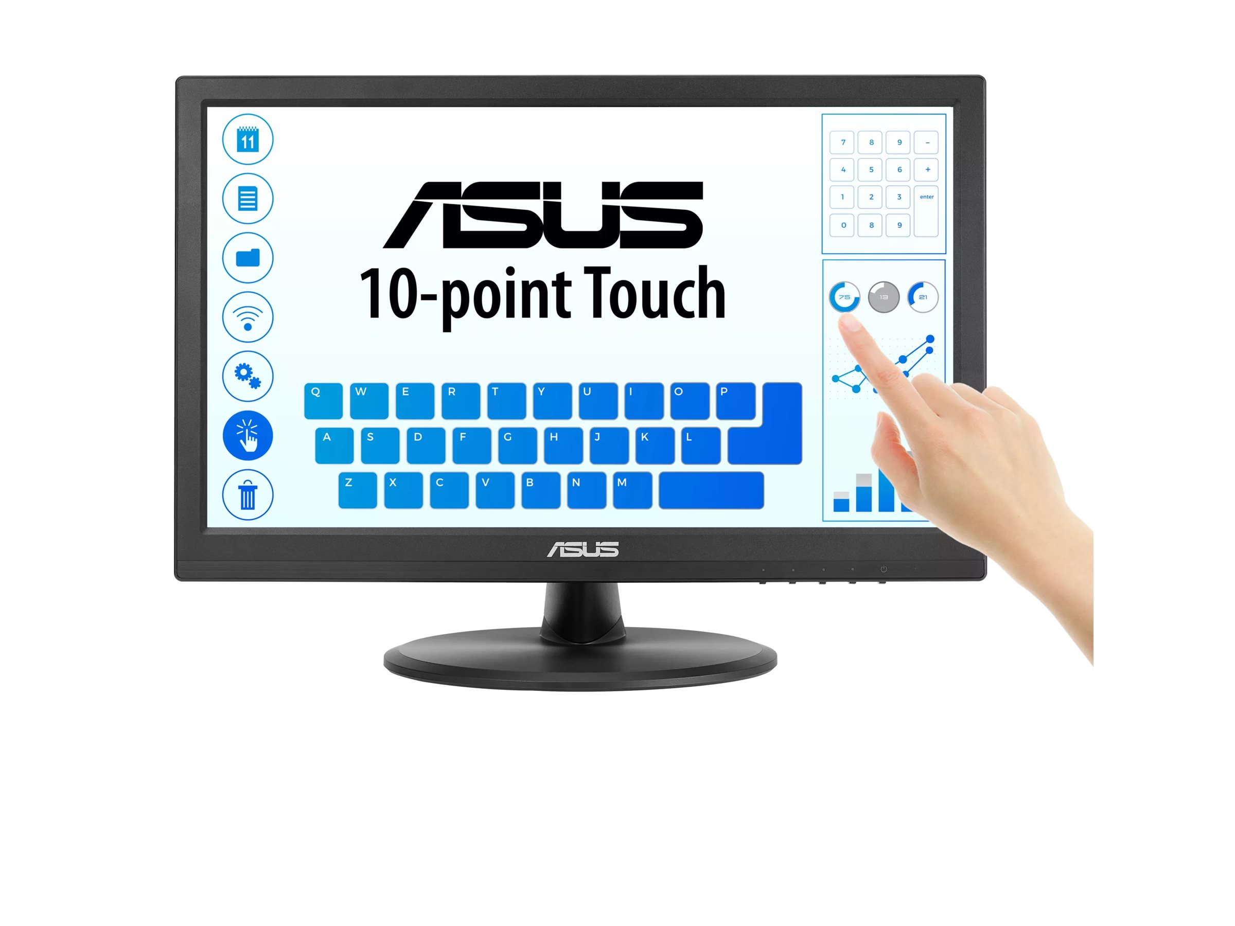 ASUS VT169HE 16 IPS 1920 x 1080 (Full HD) VGA (HD-15) HDMI 60Hz