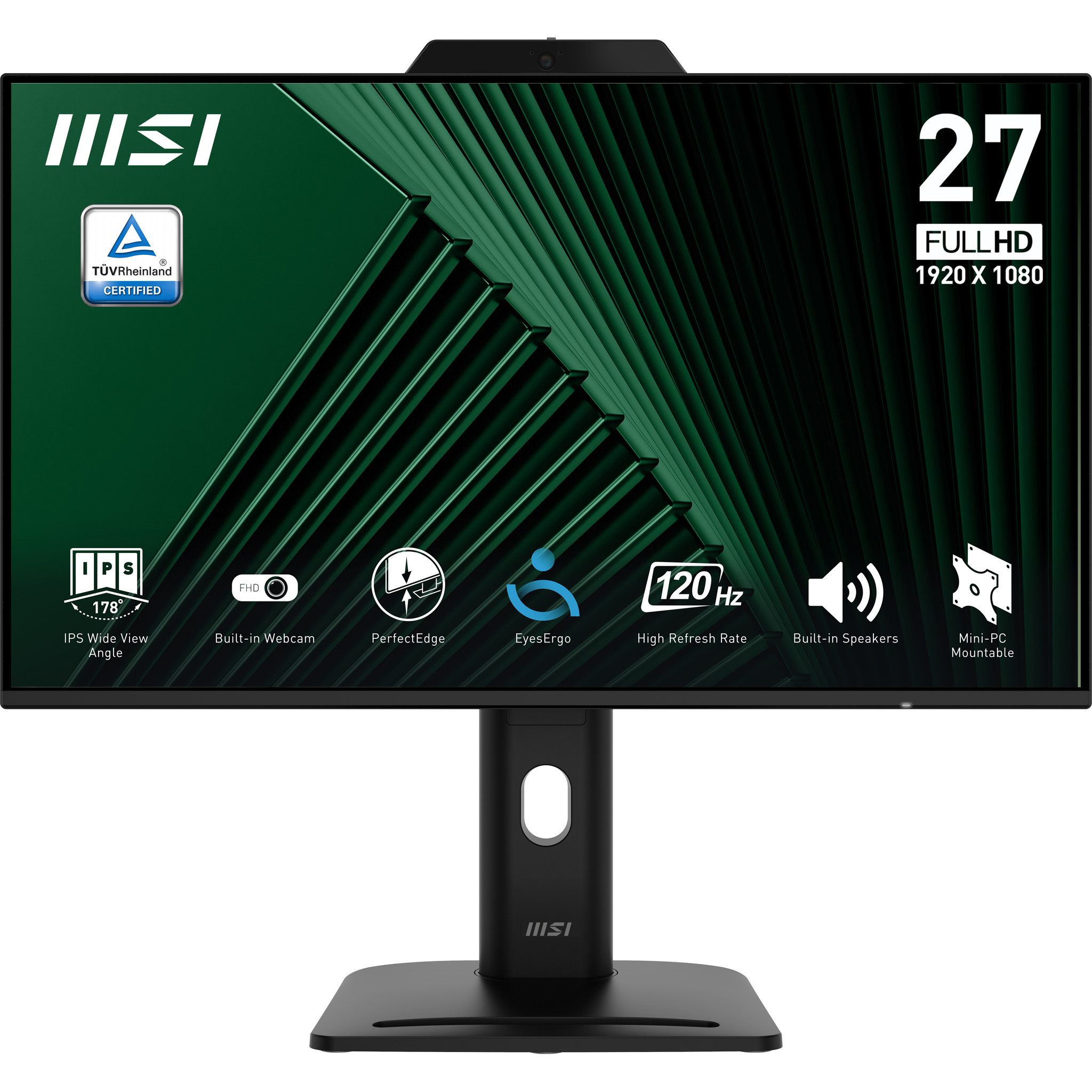 MSI PRO MP272PMG 27 IPS 1920 x 1080 (Full HD) DisplayPort HDMI 120 Hz