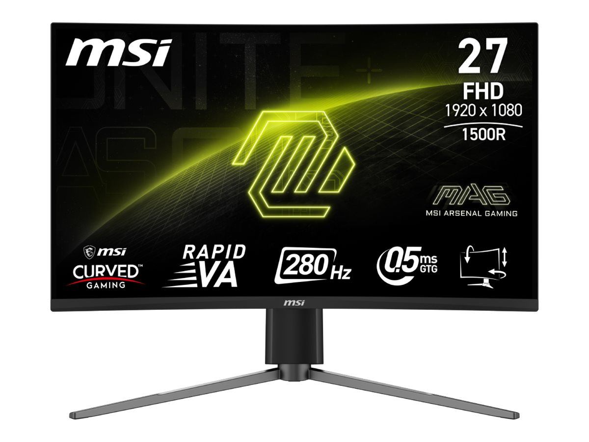 MSI MAG 276CPXF 27 Rapid VA 1920 x 1080 (Full HD) HDMI DisplayPort 280Hz