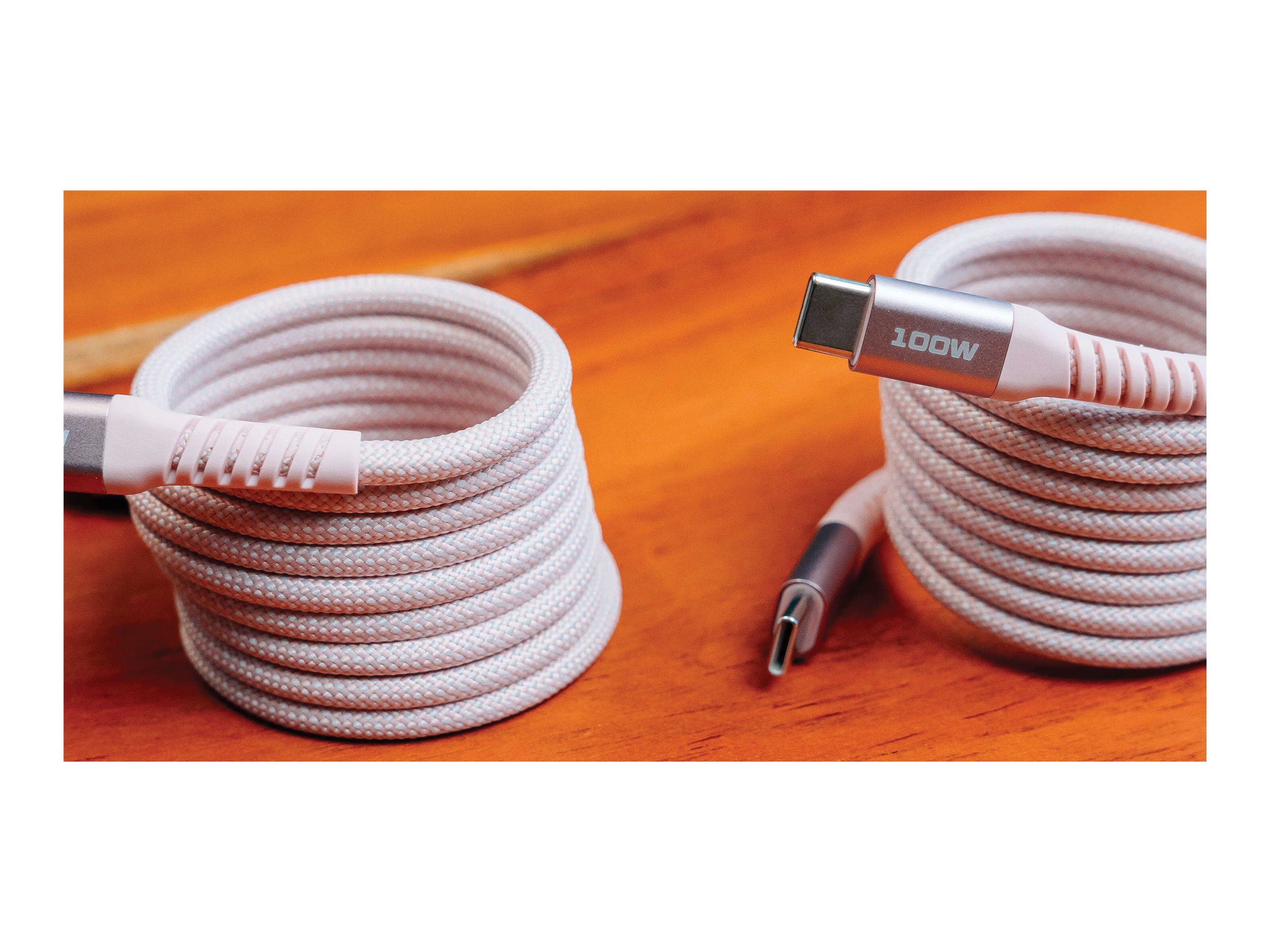 Verbatim Sync and Charge USB-C/strømkabel 1.2m Pink