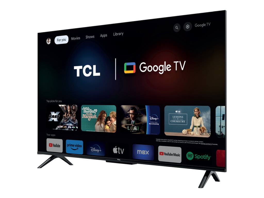 TCL 55T69C 55 4K UHD (2160p) Børstet metal
