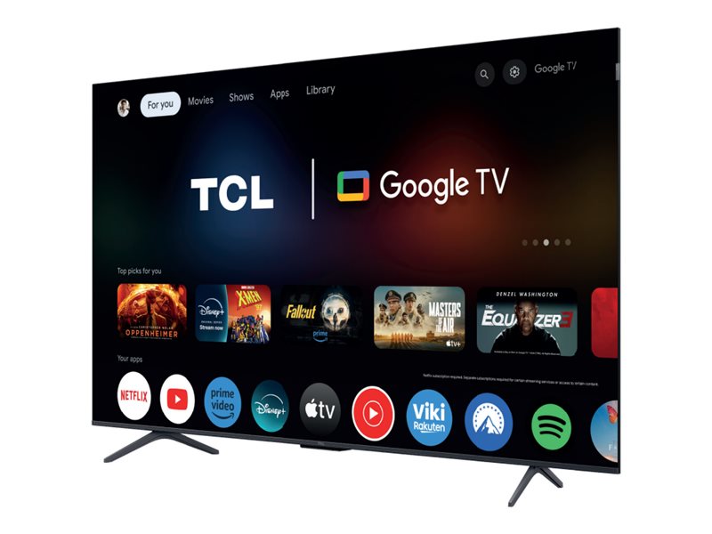 TCL 55T8C 55 4K UHD (2160p) Børstet metal