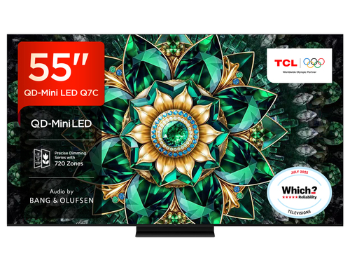 TCL 55Q7C TV 139,7 cm (55) 4K Ultra HD Smart TV Wi-Fi Metallic 2600 cd/m²